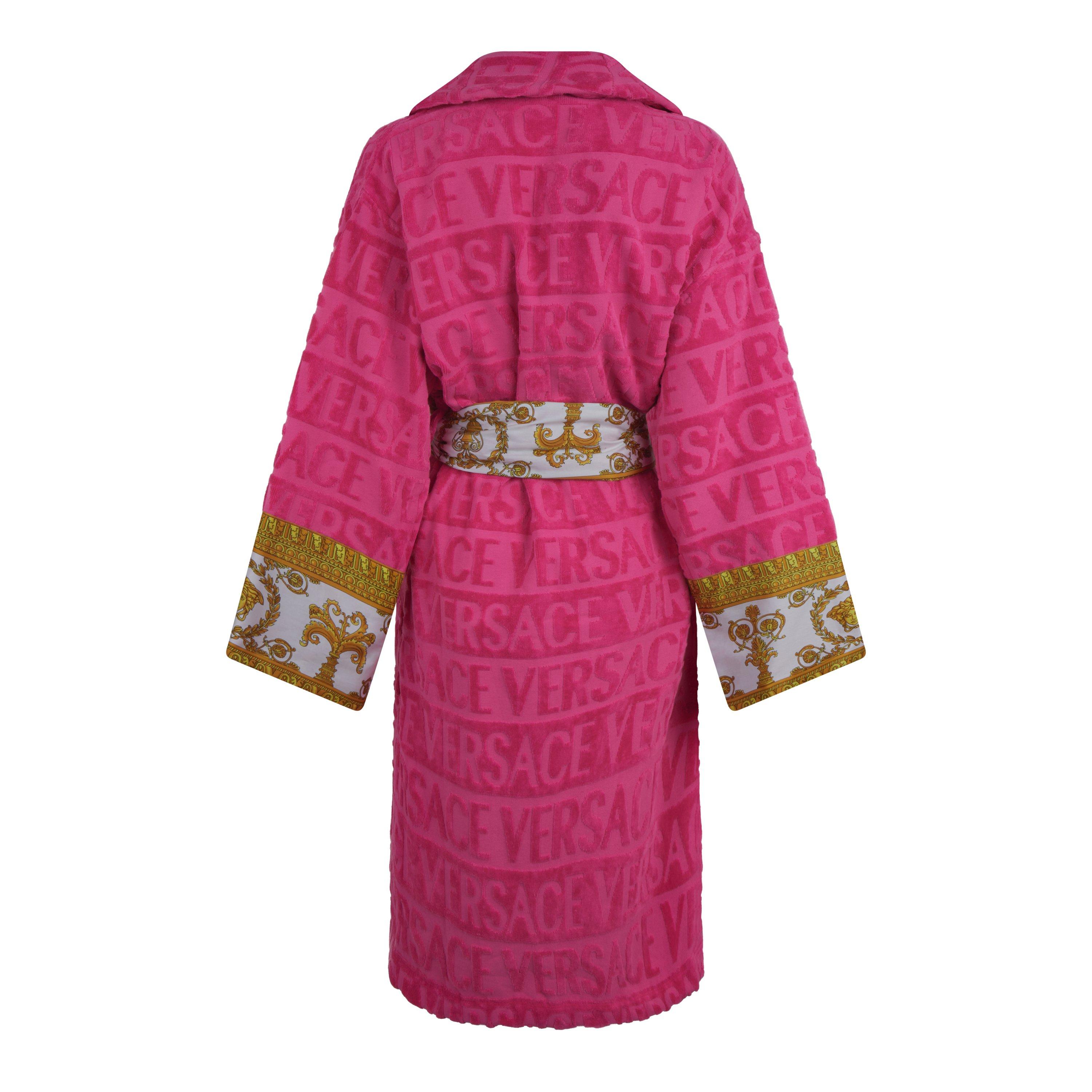 Pink - Versace Home - Versace Baroque Bathrobe - 2