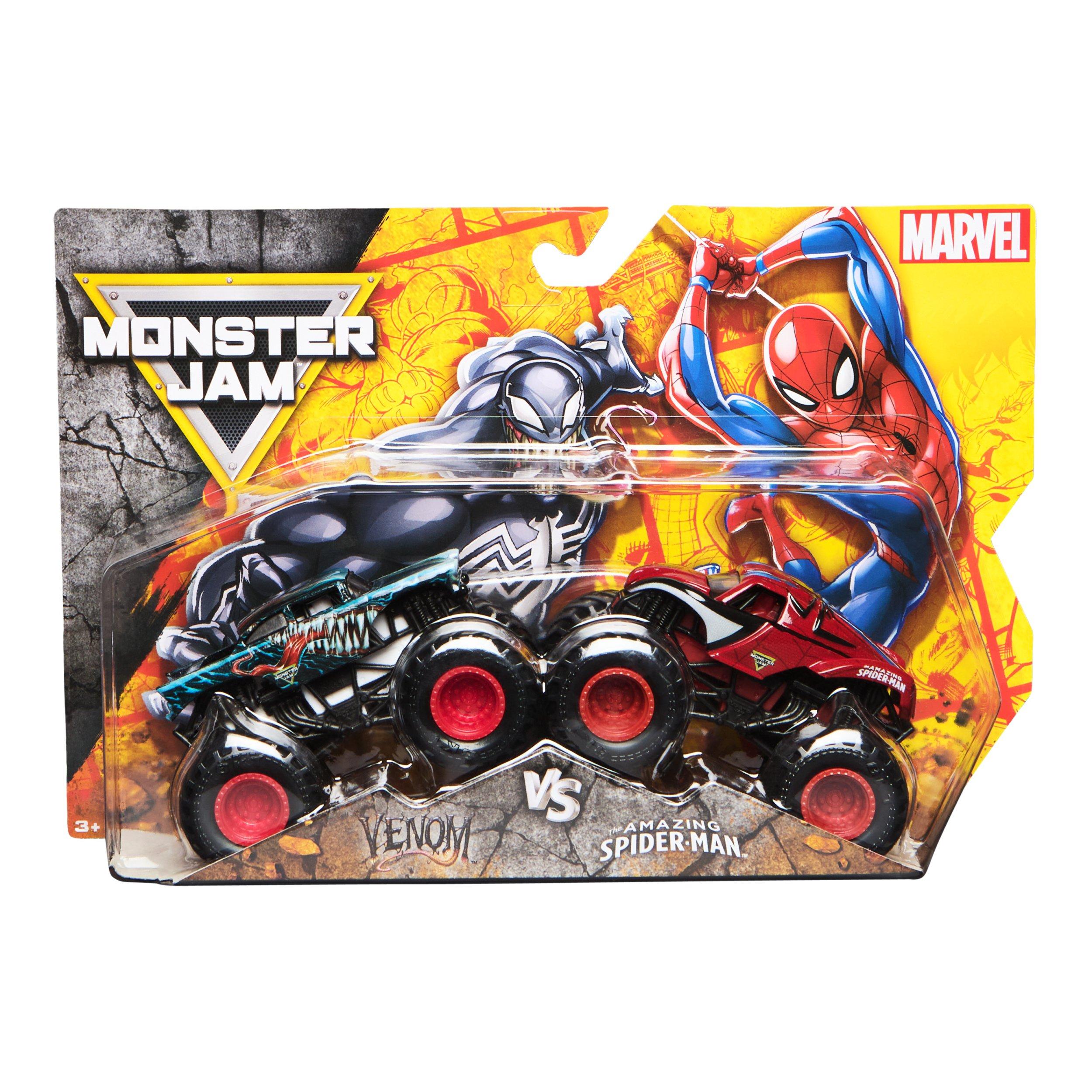 Monster Jam Boys Marvel 1:64 Die Cast Truck 2 Pack - 2-Pack