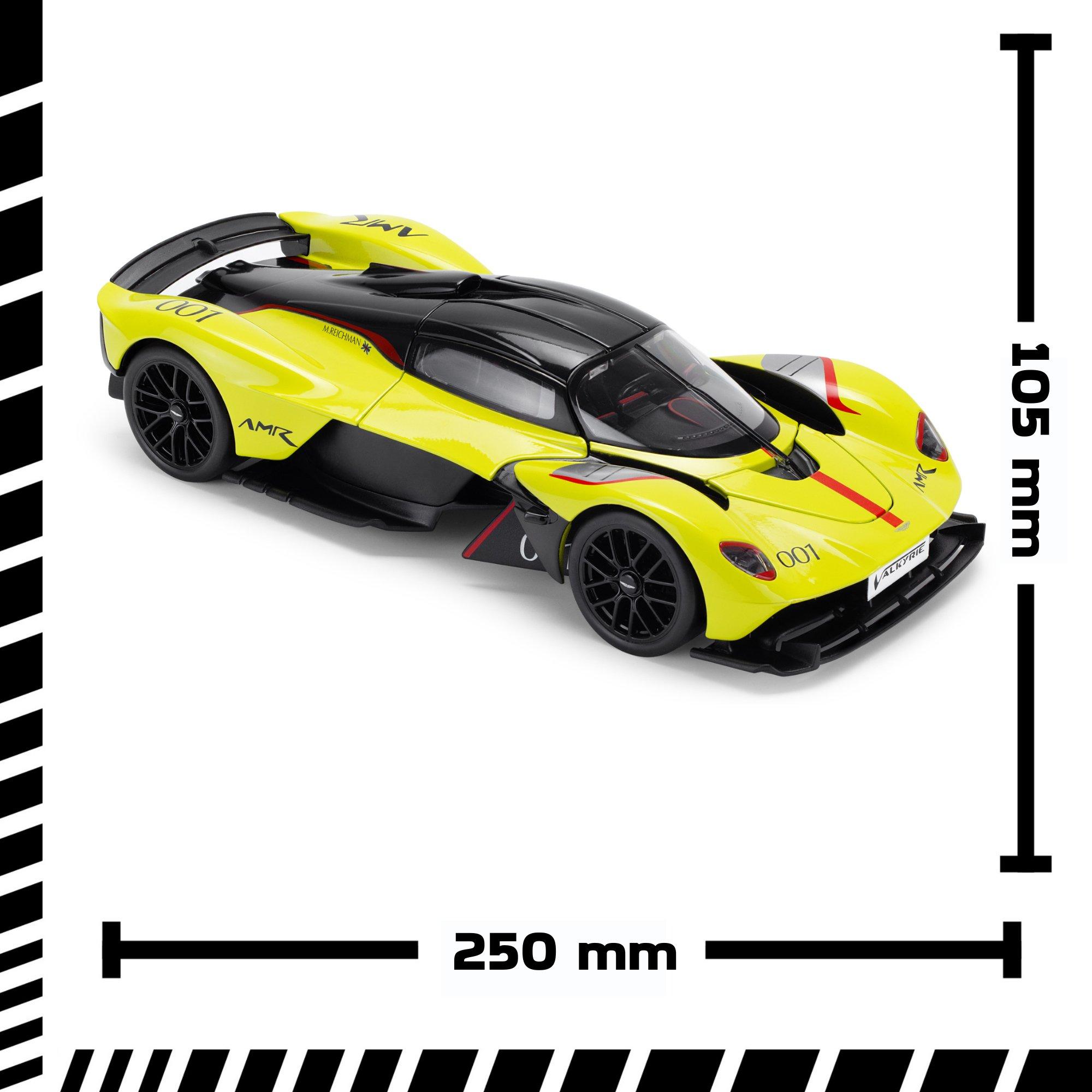 Green - CMJ - CMJ Die Cast Car 1:18 Scale Aston Martin Valkyrie Lime Green - 2