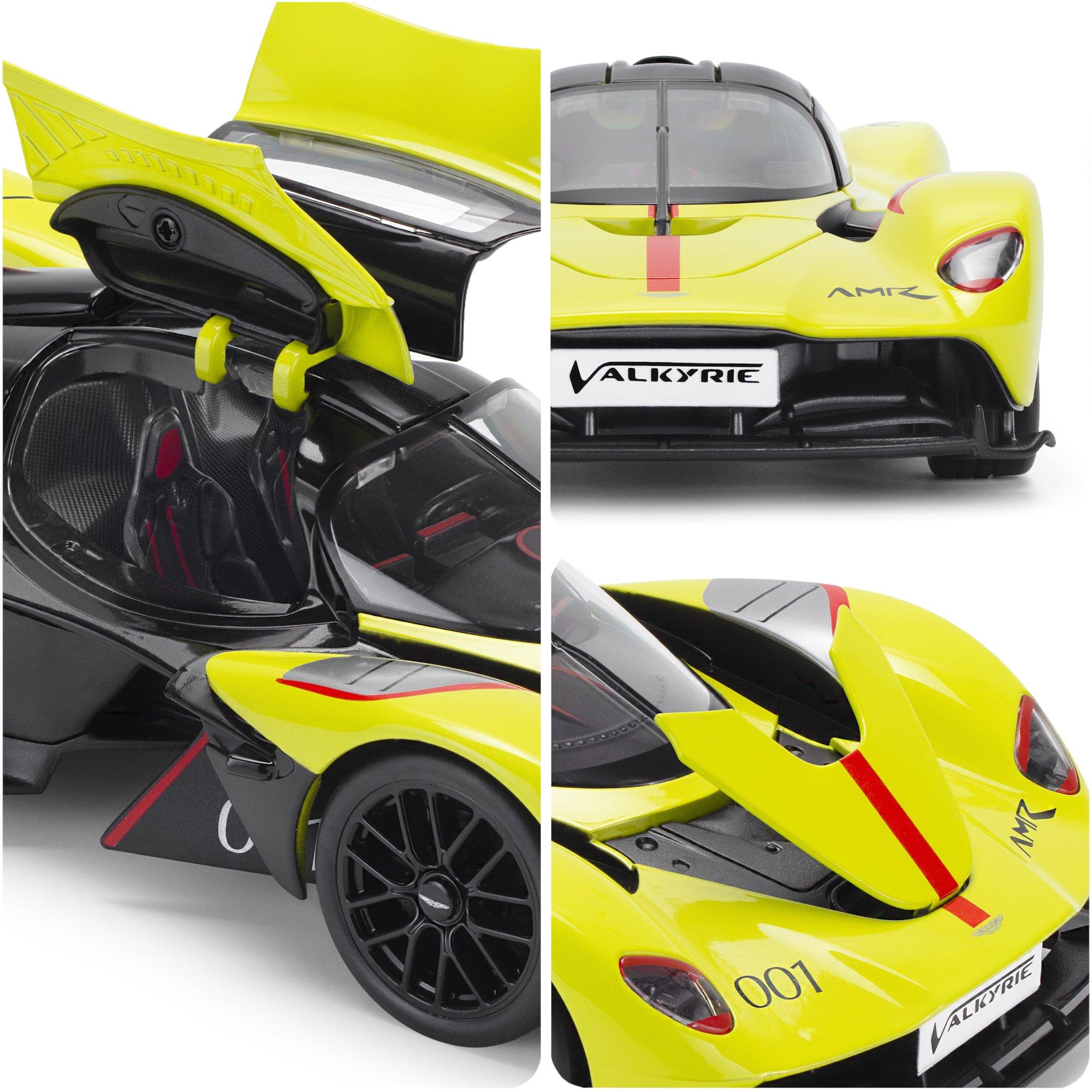 Green - CMJ - CMJ Die Cast Car 1:18 Scale Aston Martin Valkyrie Lime Green - 4