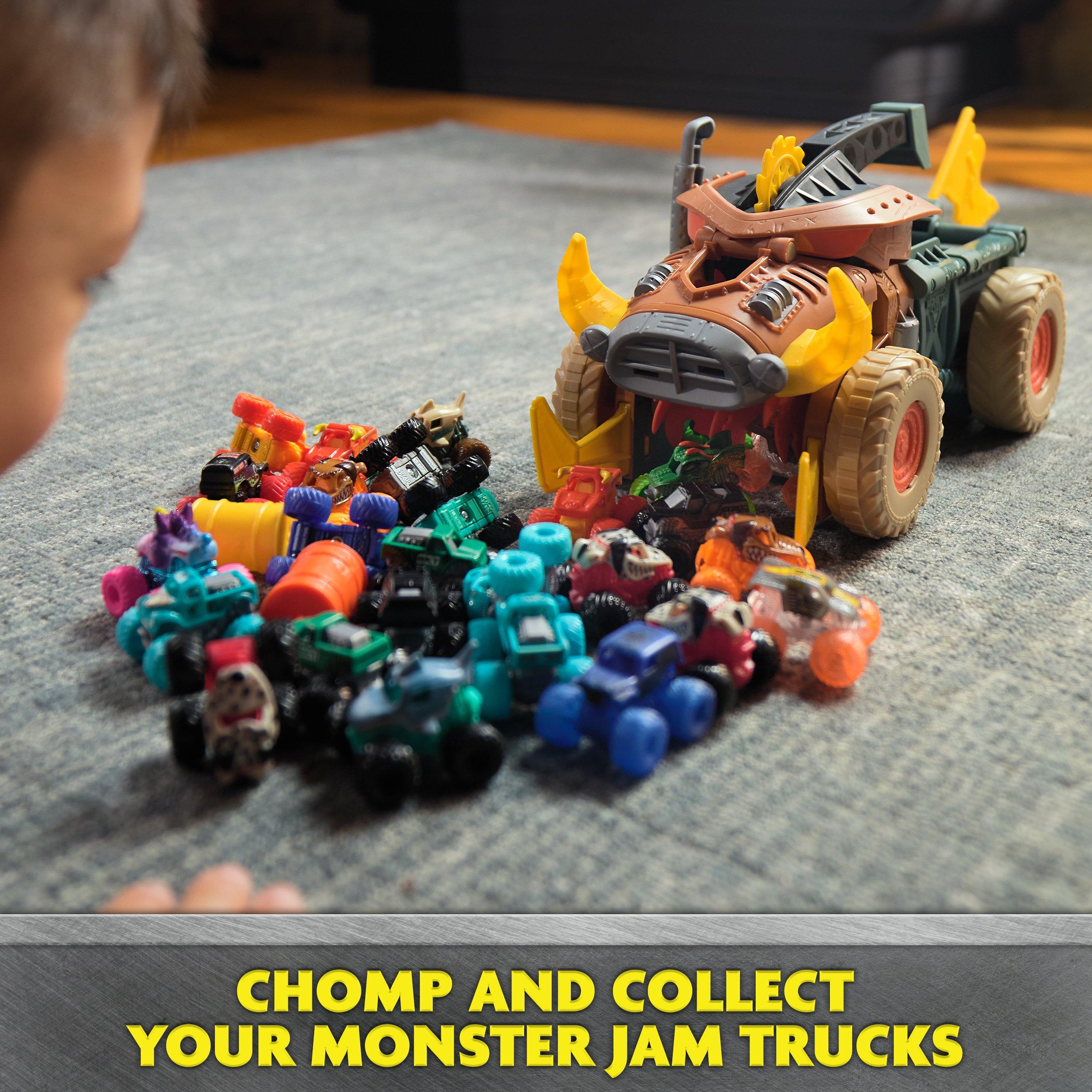Multi - Monster Jam - Monster Jam Minis Megalodon Mad Hog Chomper Truck Set - 3