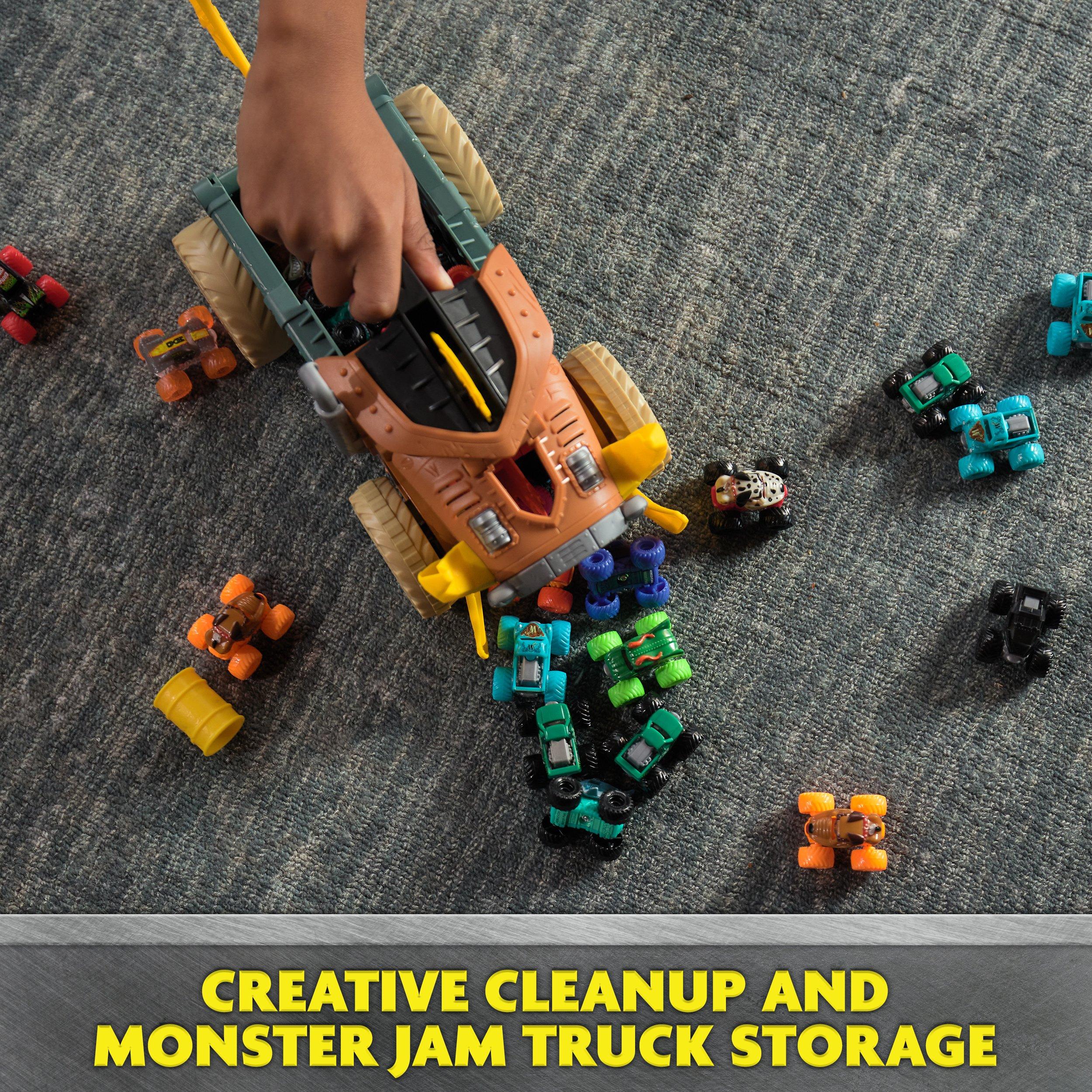 Multi - Monster Jam - Monster Jam Minis Megalodon Mad Hog Chomper Truck Set - 4