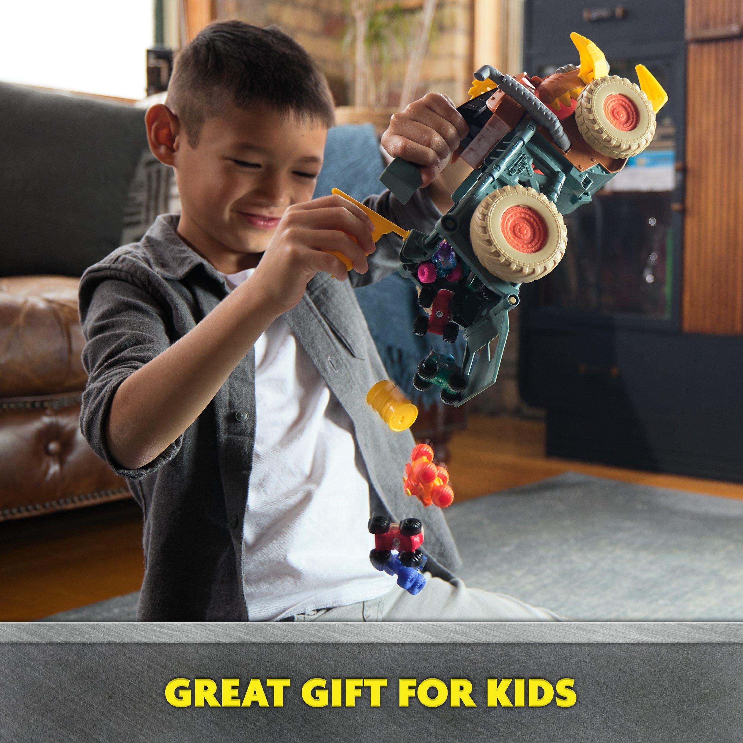 Multi - Monster Jam - Monster Jam Minis Megalodon Mad Hog Chomper Truck Set - 6