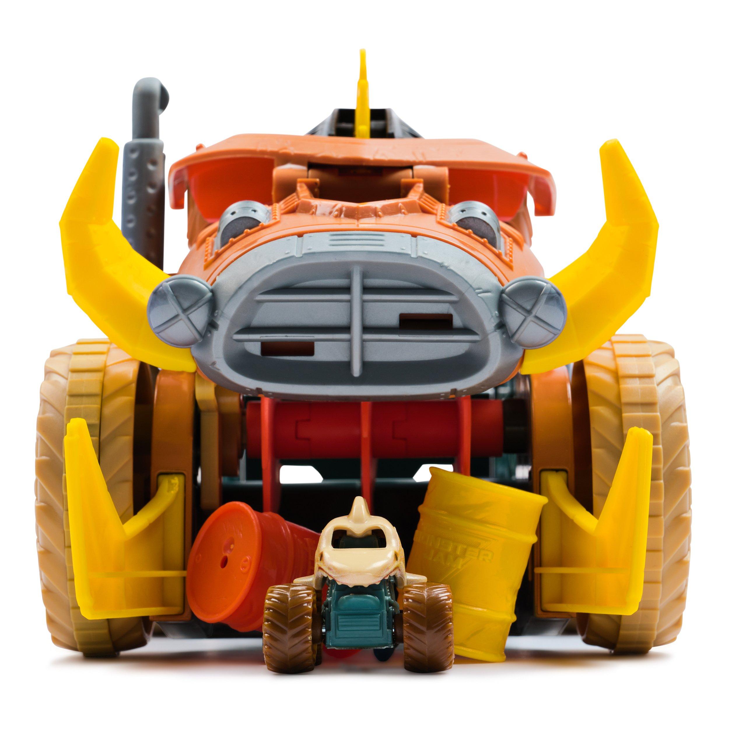 Multi - Monster Jam - Monster Jam Minis Megalodon Mad Hog Chomper Truck Set - 8