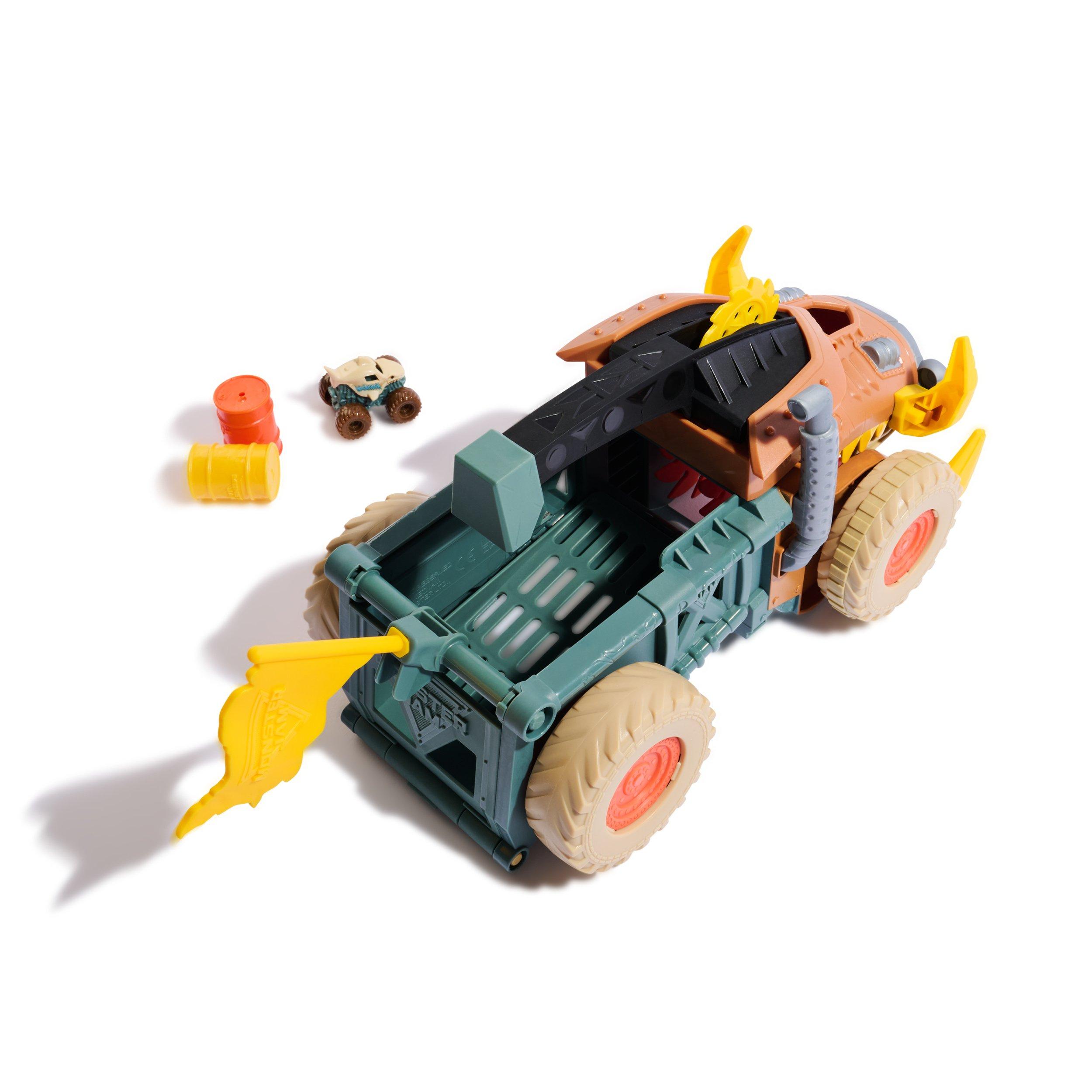 Multi - Monster Jam - Monster Jam Minis Megalodon Mad Hog Chomper Truck Set - 9
