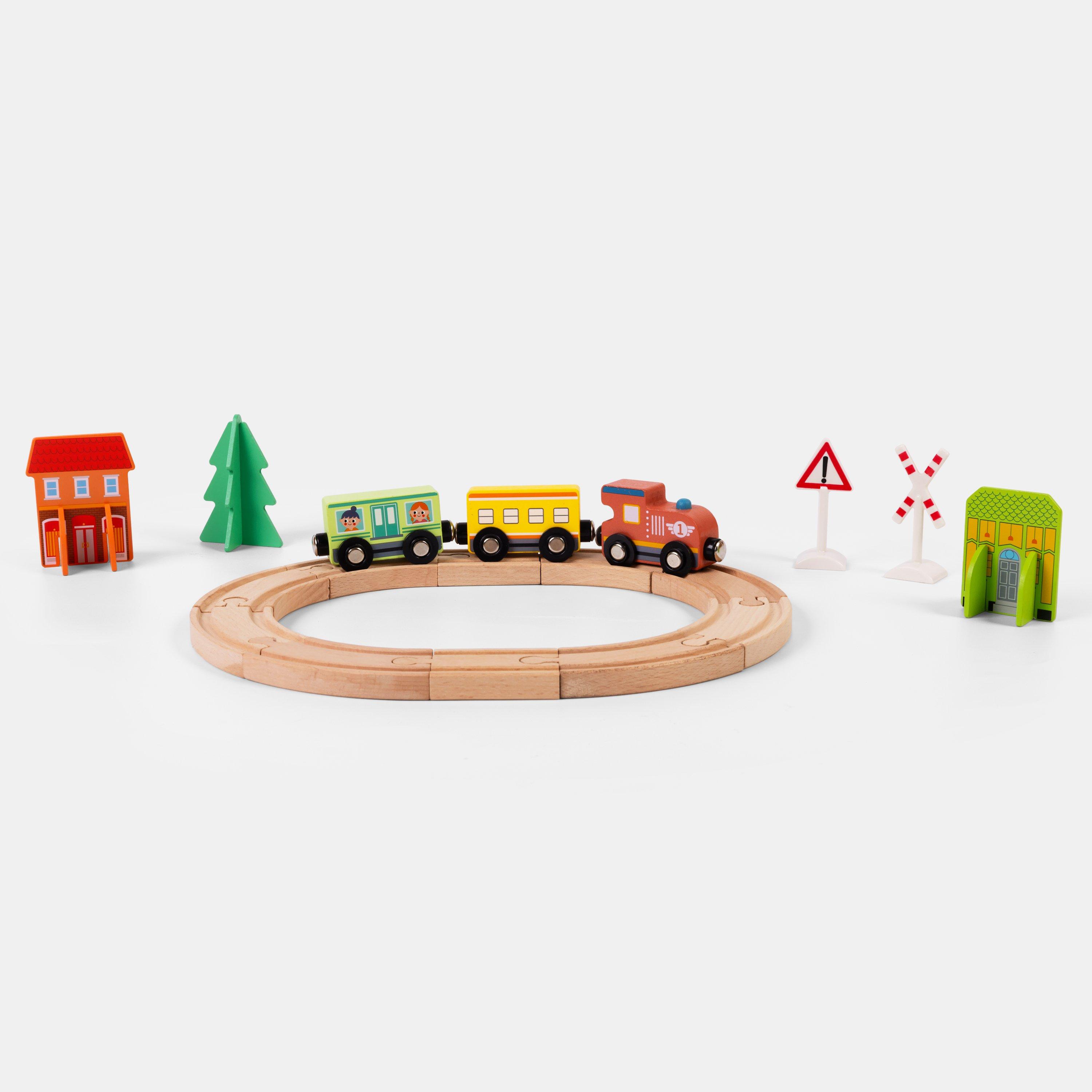 Multi - Tooky Toy - Town Train Set - 4