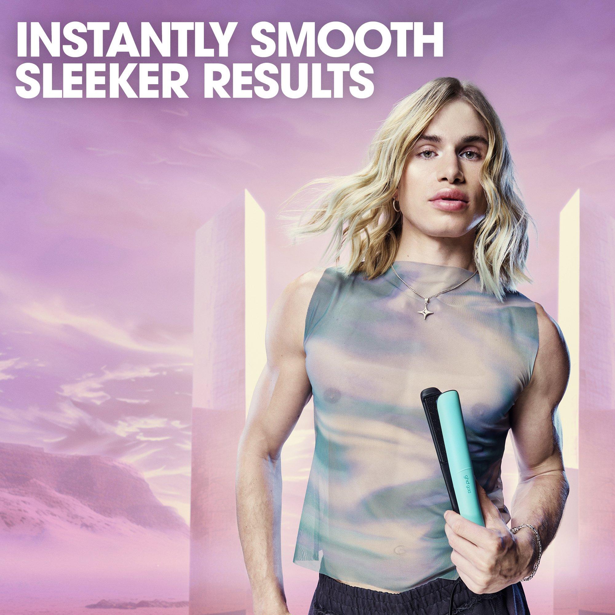 Blue - GHD - ghd Gold Limited Edition Hair Straightener in Mystic Aqua - 3