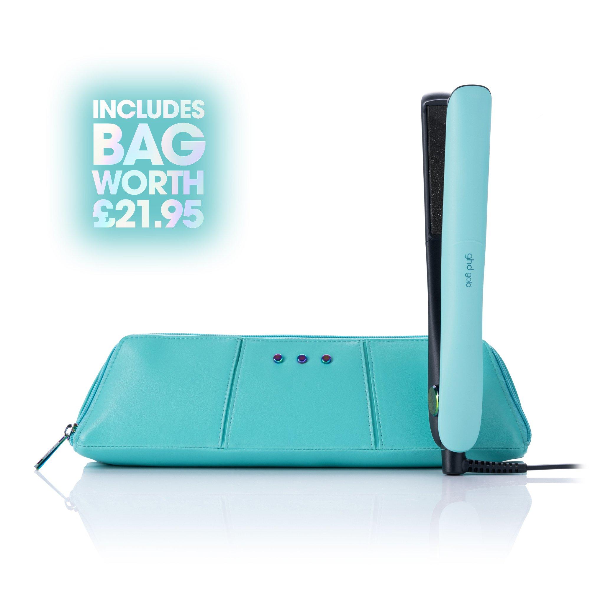 Blue - GHD - ghd Gold Limited Edition Hair Straightener in Mystic Aqua - 4