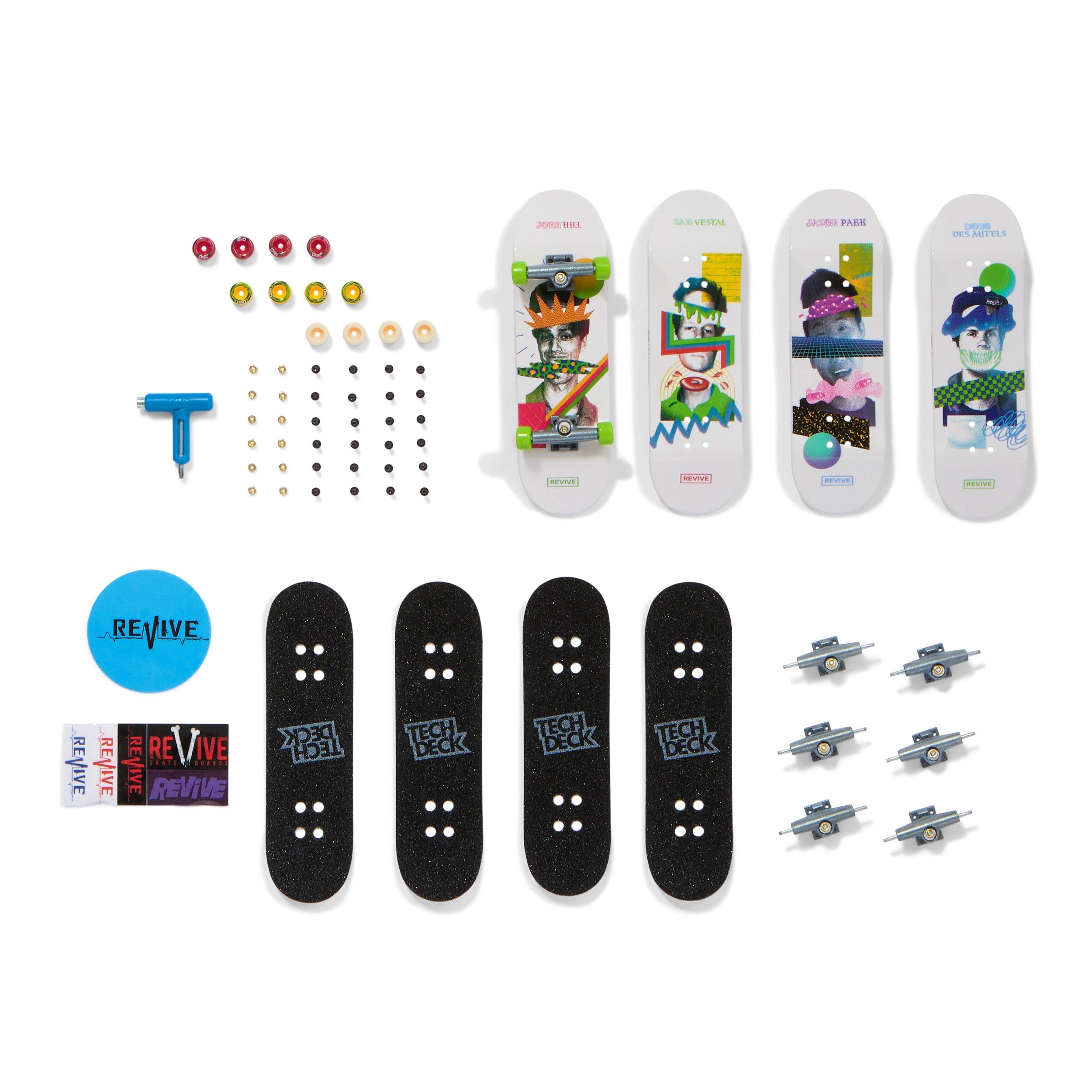 Multi - Tech Deck - Deck Ultra Deluxe Fingerboard 4 Pack ASSORTMENT - 10