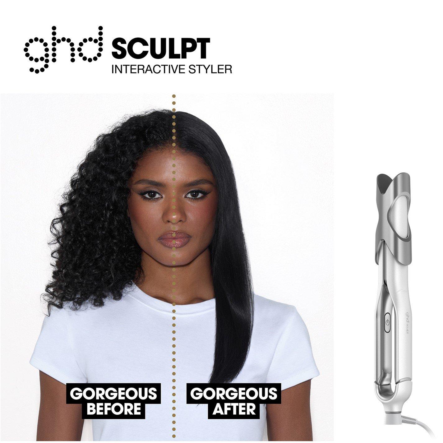 White - GHD - ghd Sculpt Interactive Hair Straightener - 2