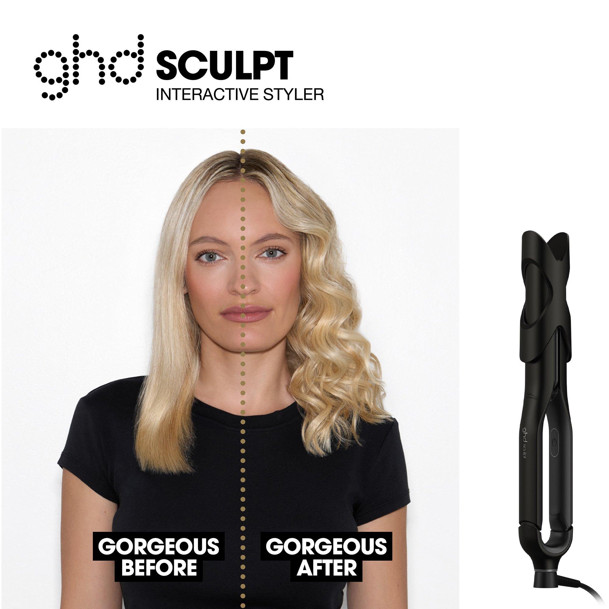Black - GHD - ghd Sculpt Interactive Hair Straightener - 3