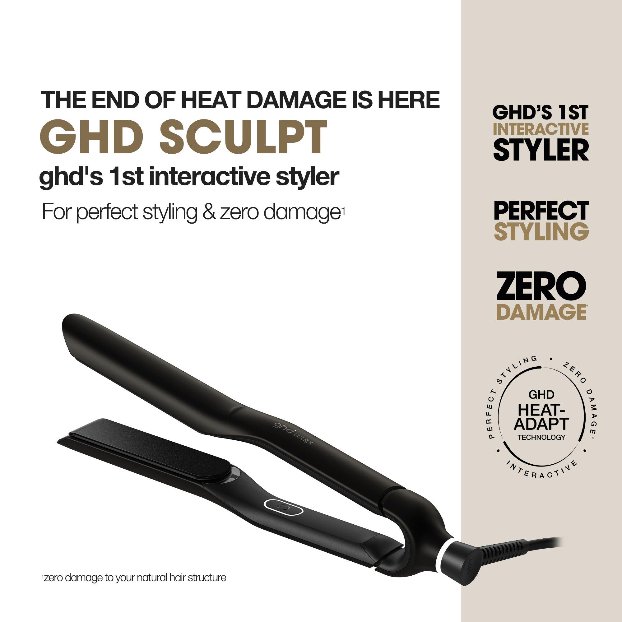 Black - GHD - ghd Sculpt Interactive Hair Straightener - 4