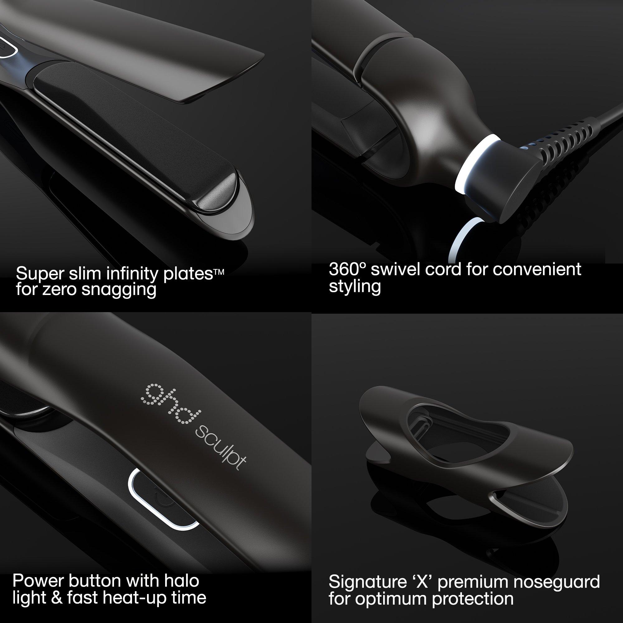 Black - GHD - ghd Sculpt Interactive Hair Straightener - 7