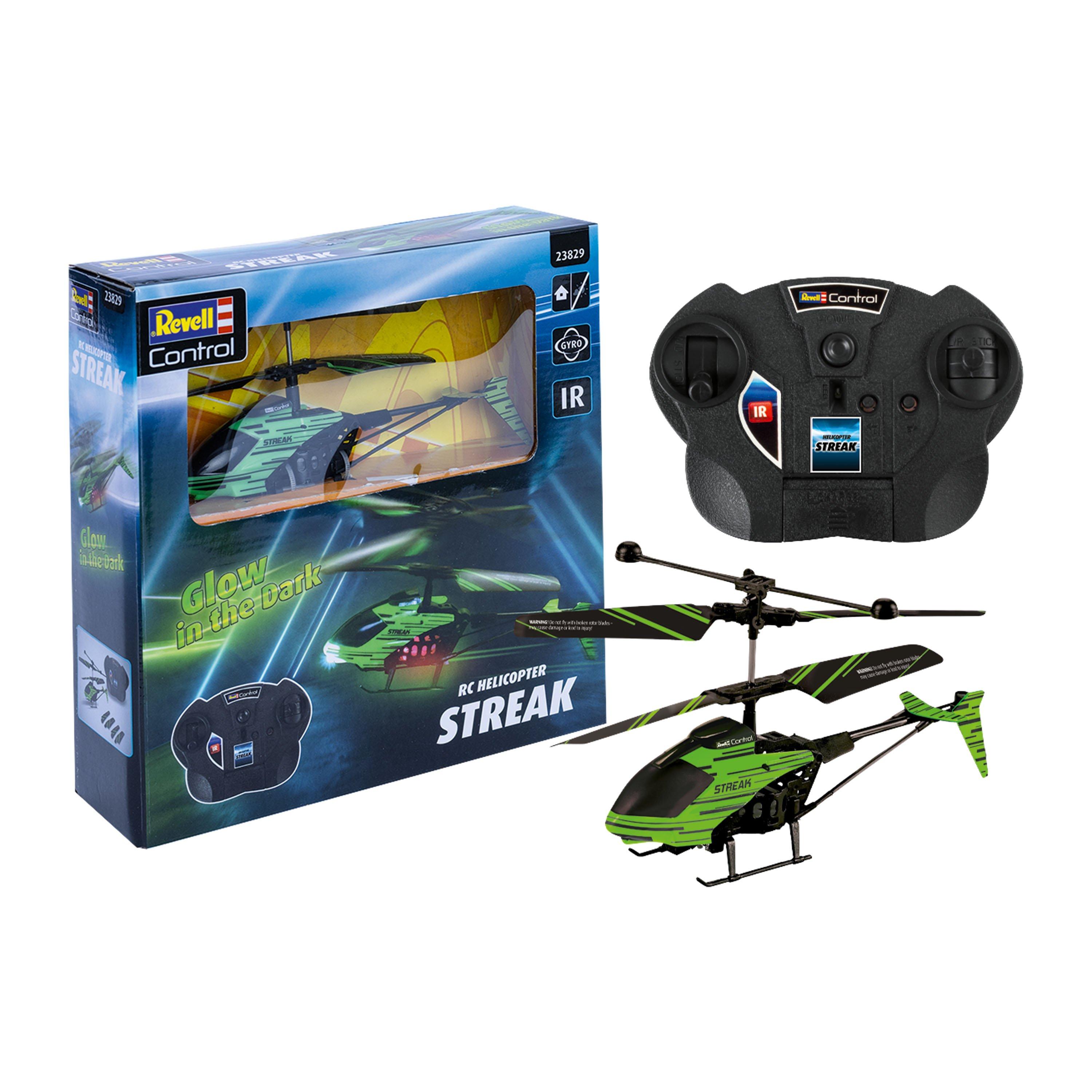 Glow In Dark - Revell - Streak Glow in the Dark 2-Channel Indoor Remote Controlled Toy - 1