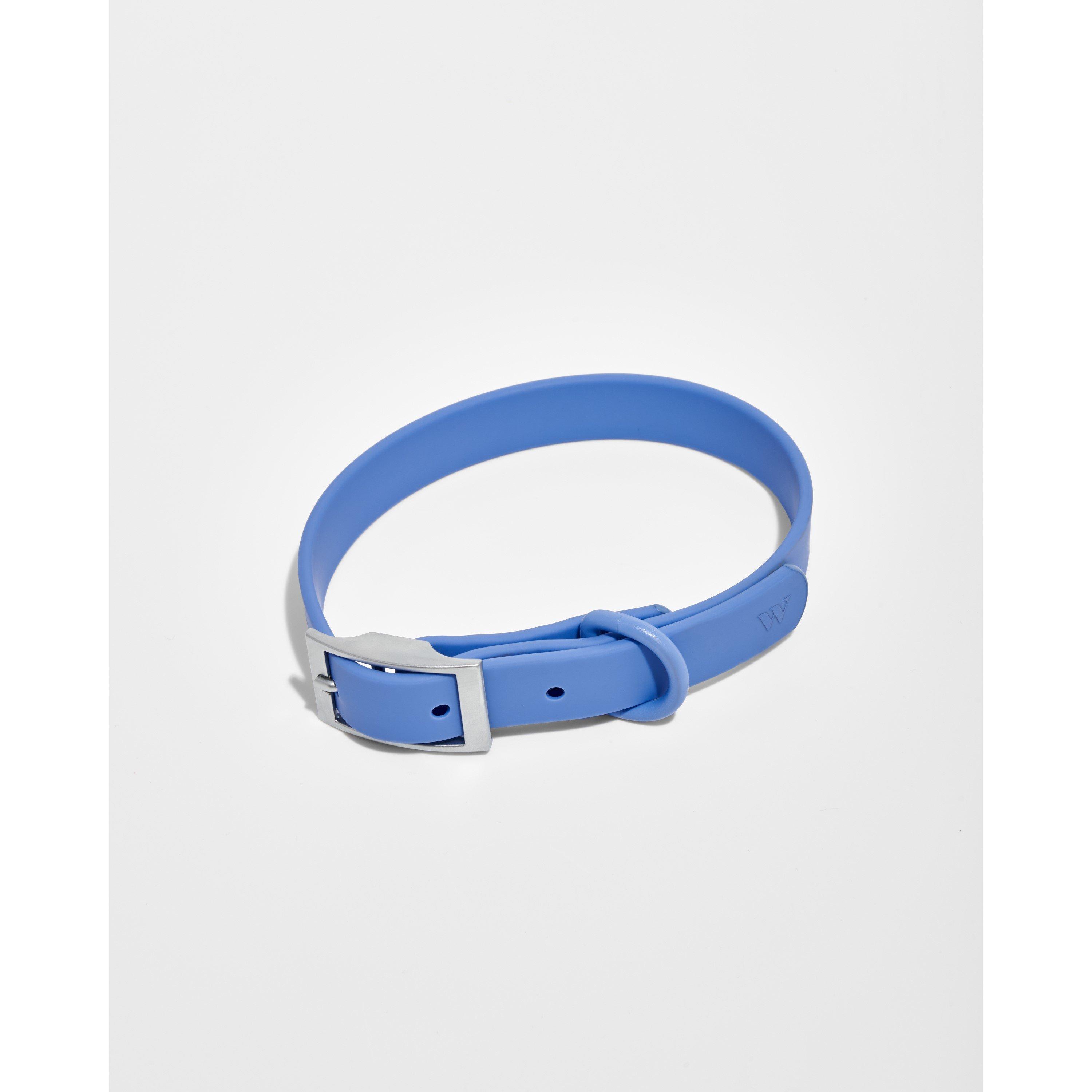 Wild One  Wool Dog Collar - Moonstone - Large