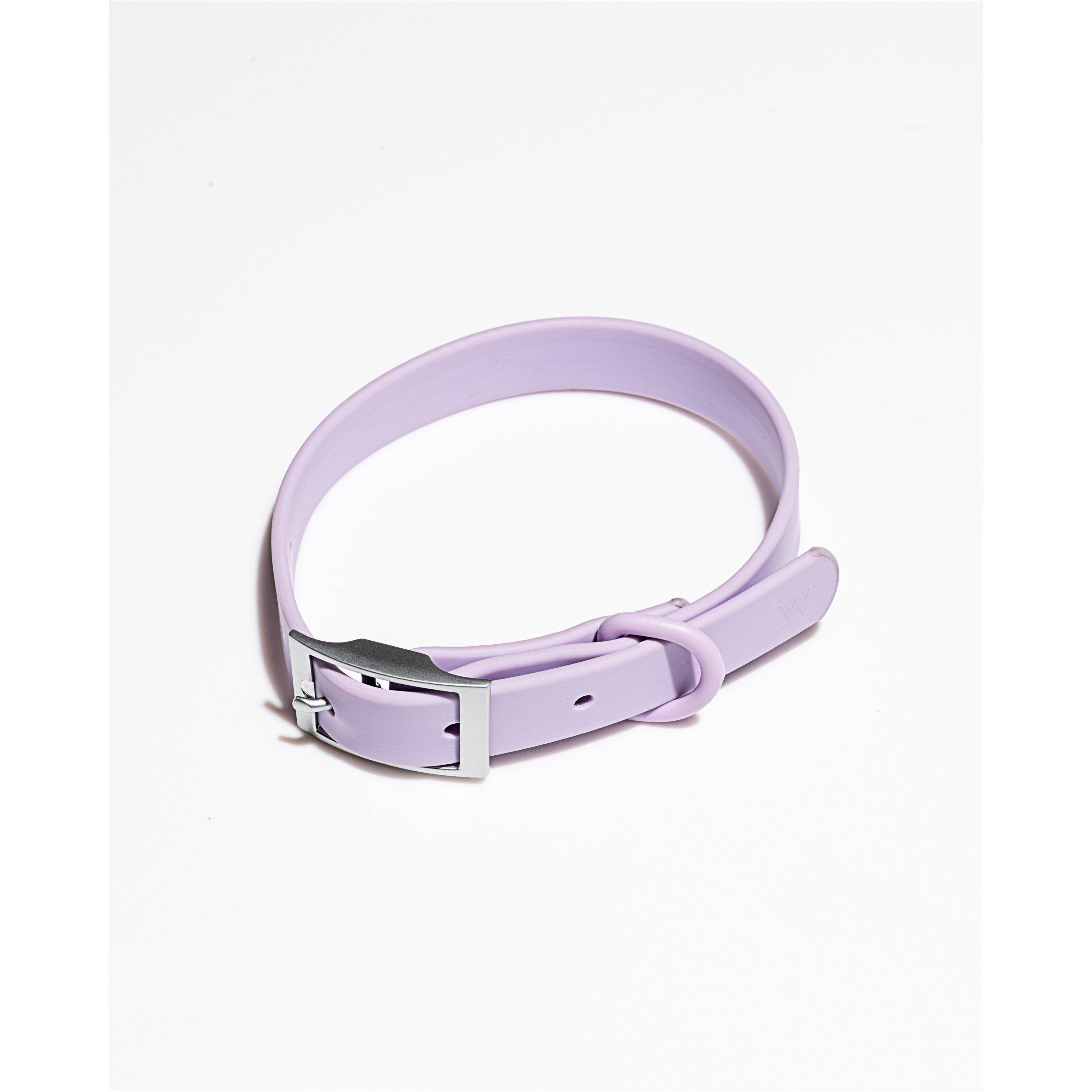 Wild One  Wool Dog Collar - Lilac - X Large
