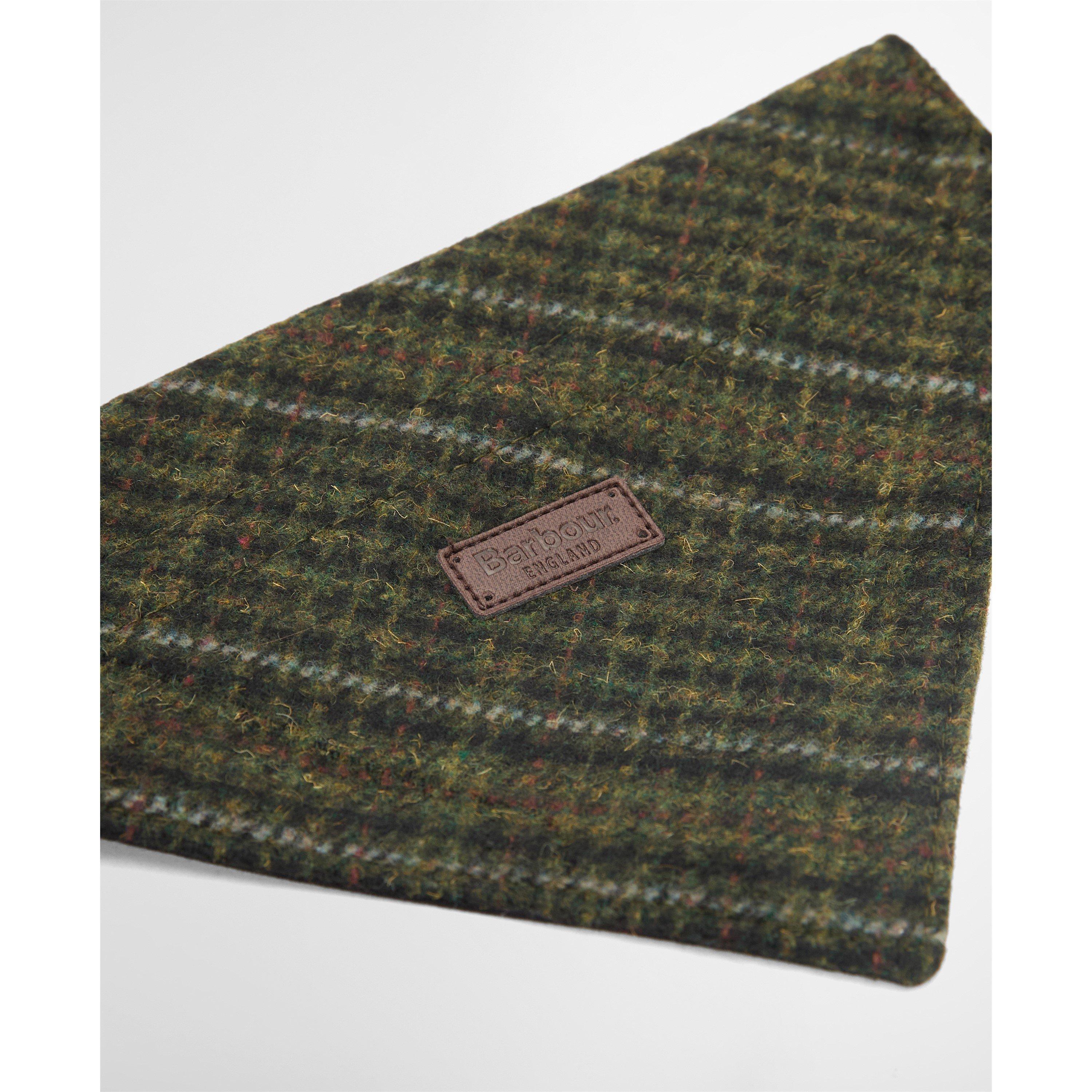 Olive Check - Barbour - Wilkin Dog Bandana - 5