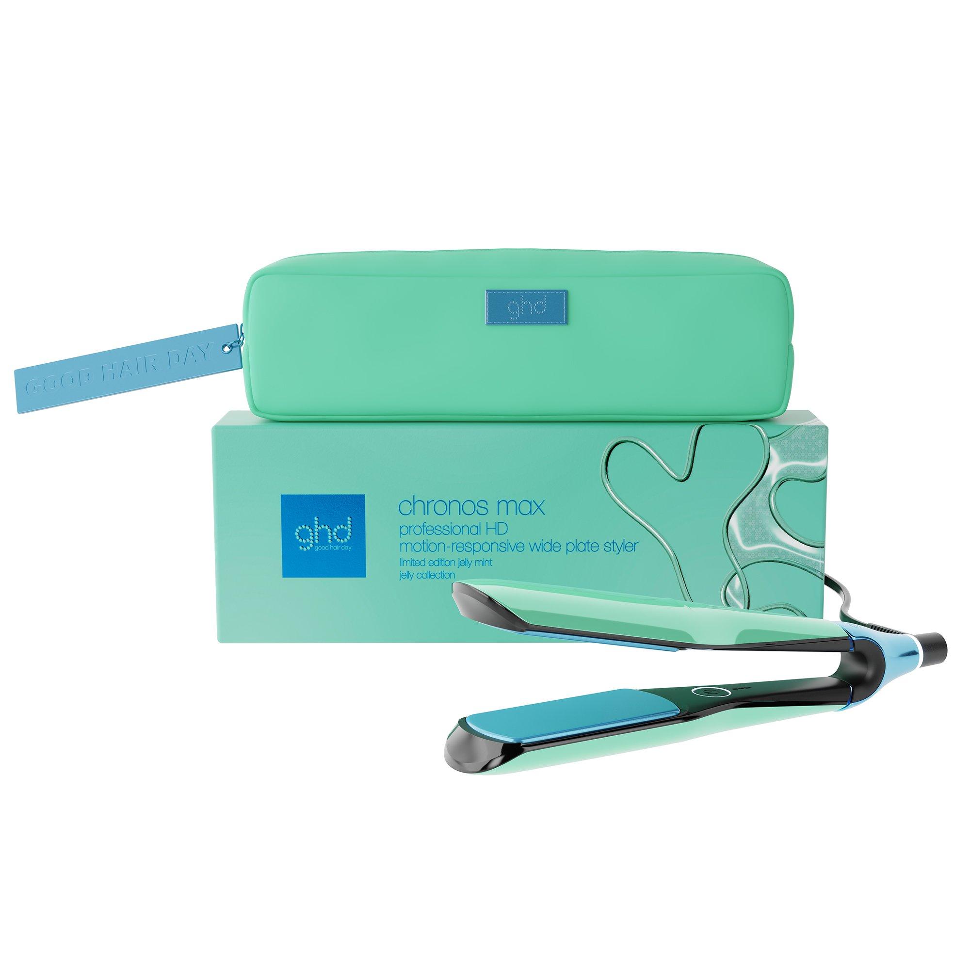Ghd Unisex Mint Green Chronos Max Limited Edition Wide Plate Hair Straightener In Jelly Mint - Image 3