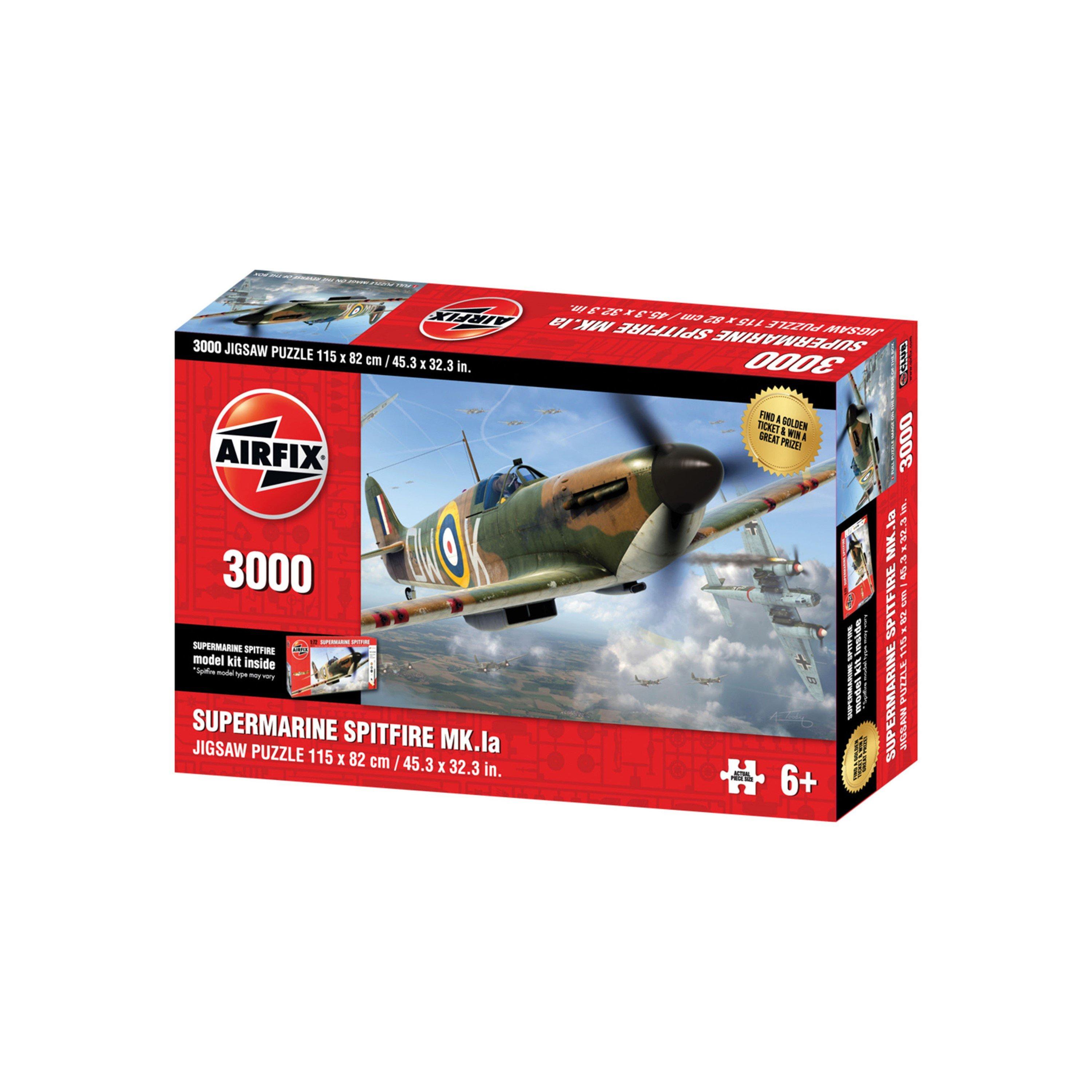 Airfix Adults Supermarine Spitfire Jigsaw Puzzle | Sports Direct