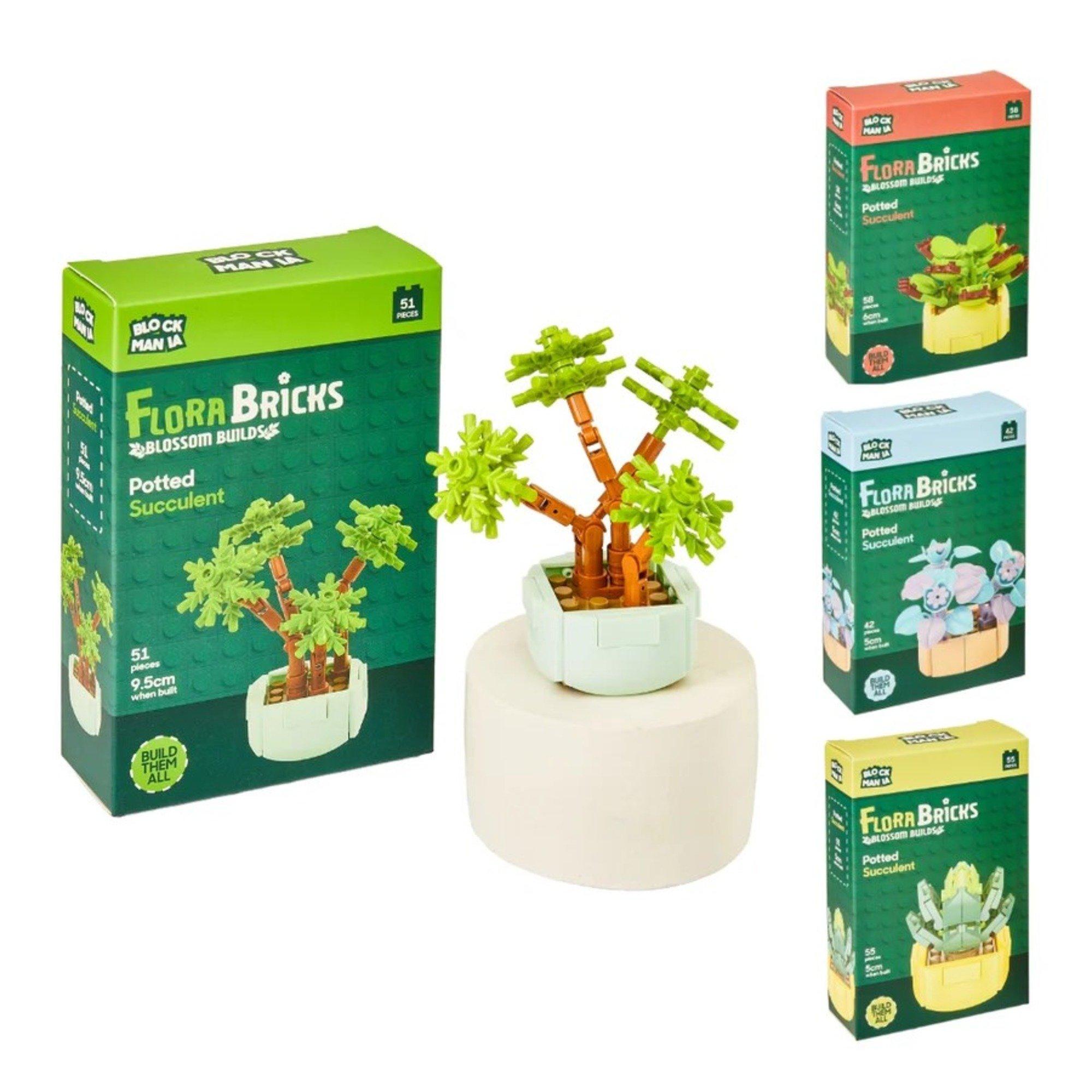 Assortment - Wind Designs - Flora Bricks: Flower Blossom Builds potted plants - 1