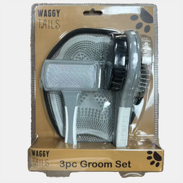 Waggy Tails 3pc Groom Set