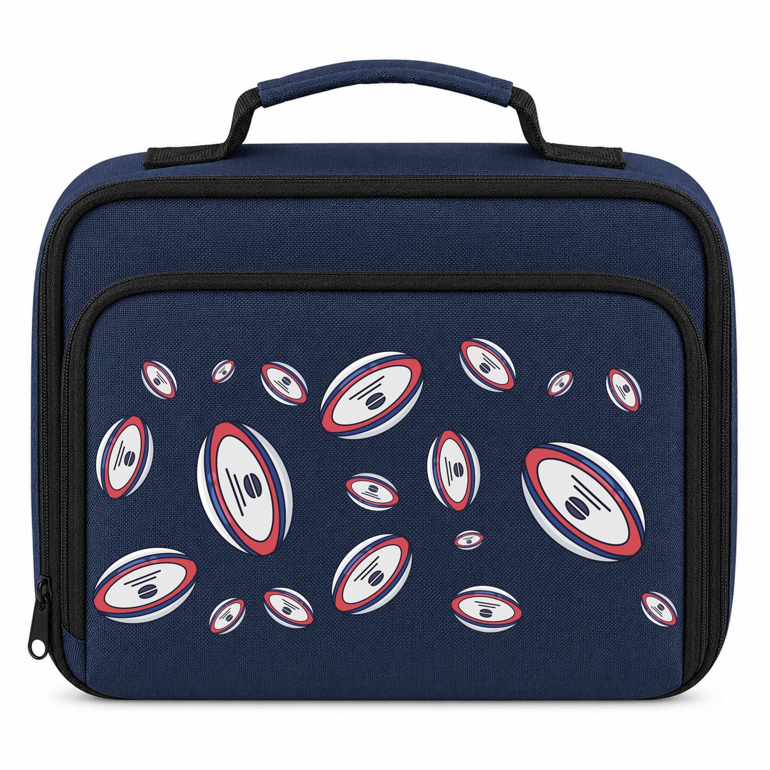 AWD Printed Sports Lunch Box Football Rugby Basketball