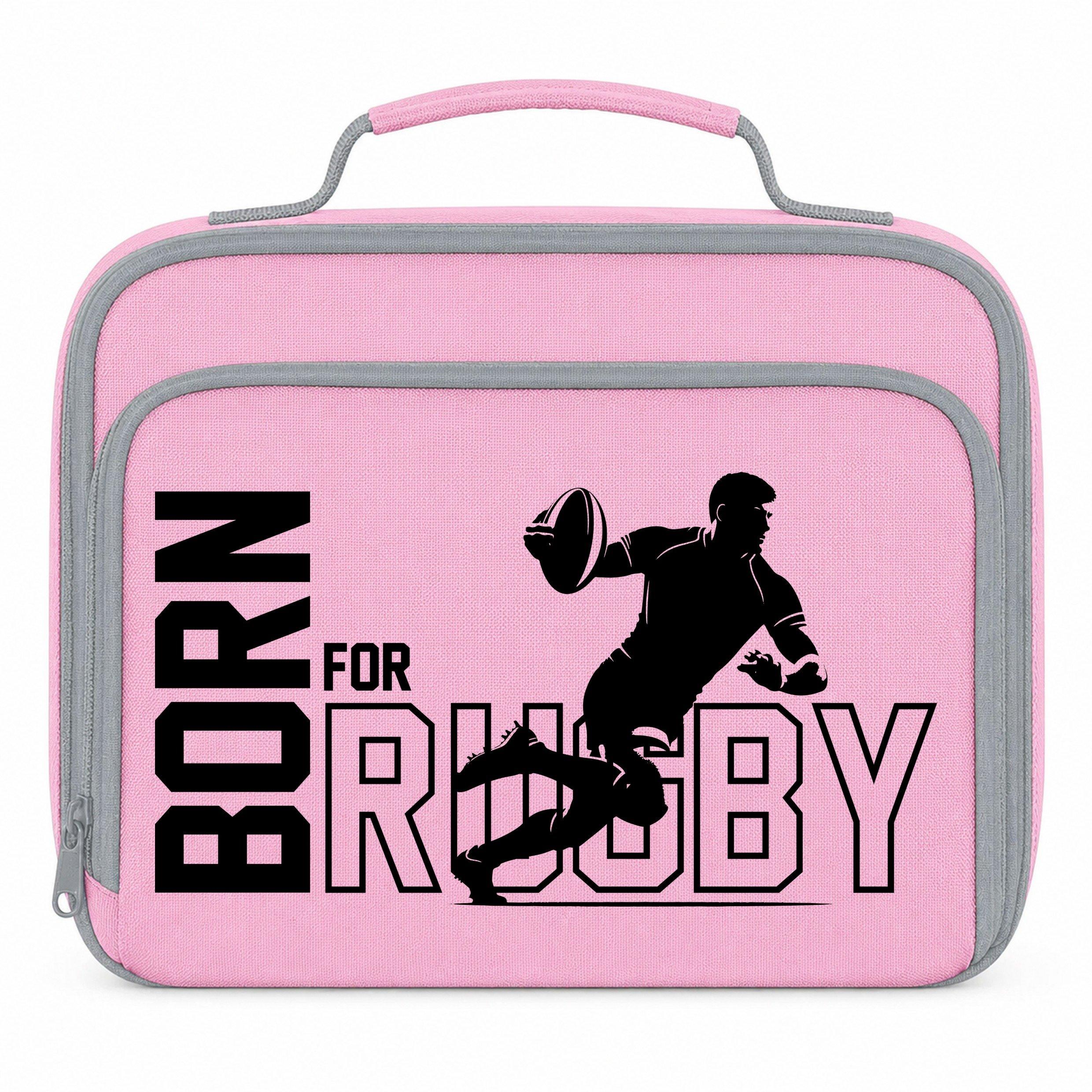AWD Printed Sports Lunch Box Football Rugby Basketball