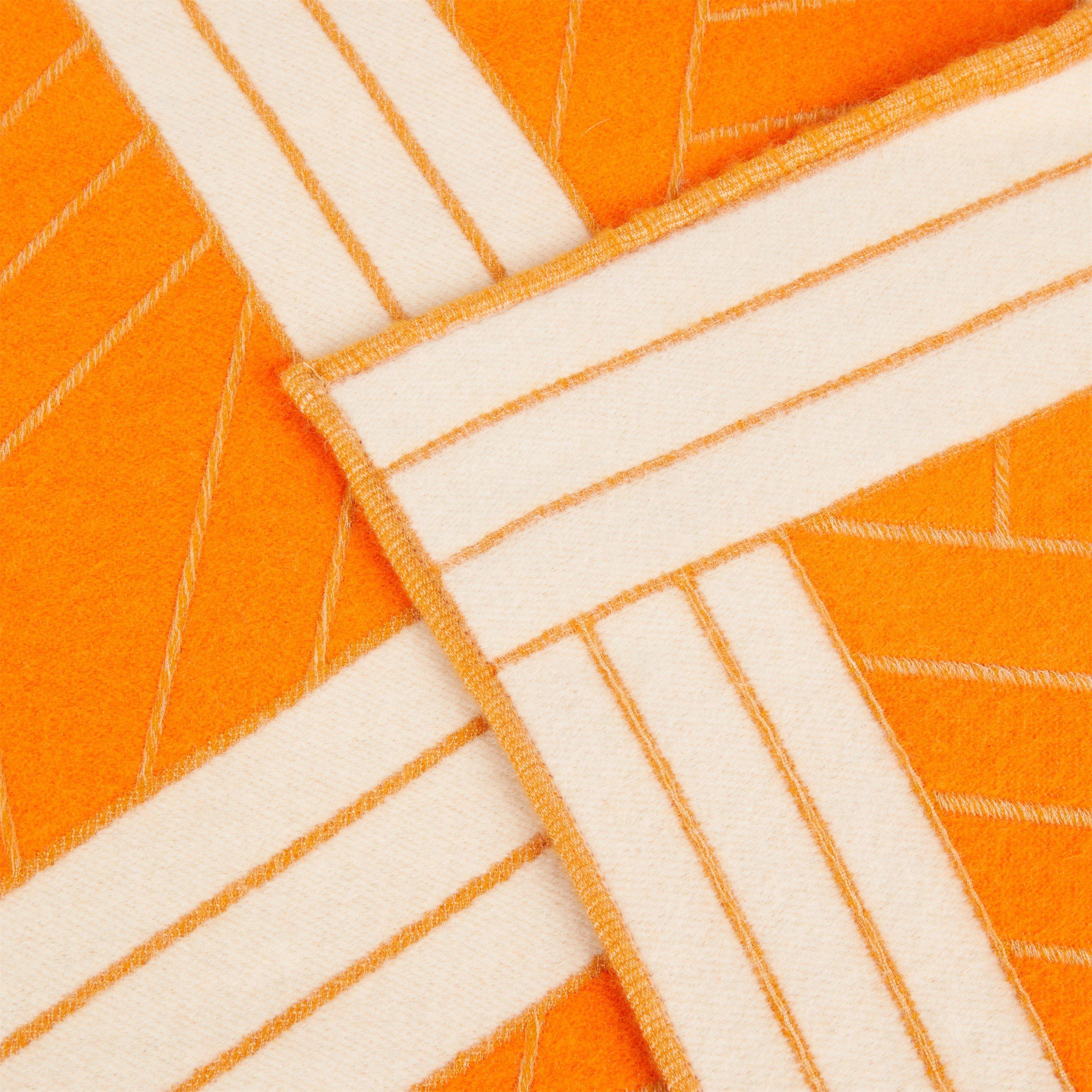 Orange White - Missoni Home Collection - MissoniHomeCollection Nastri Throw - 135x190cm - 3