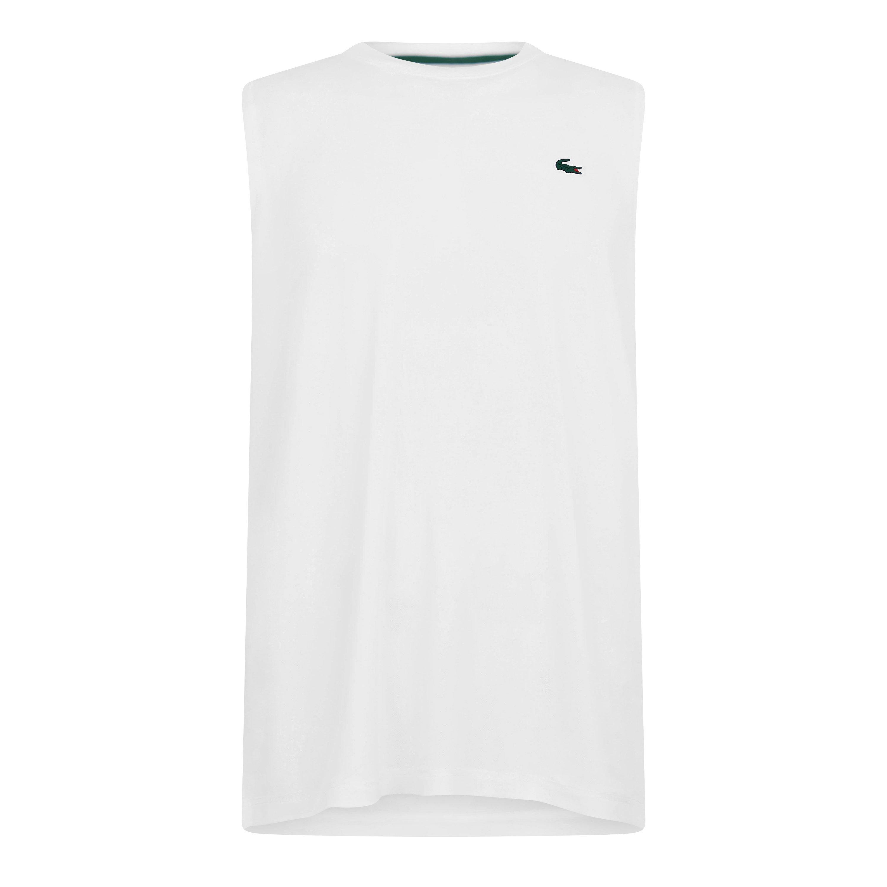 Lacoste Men's Performance Vest - White 001 - M