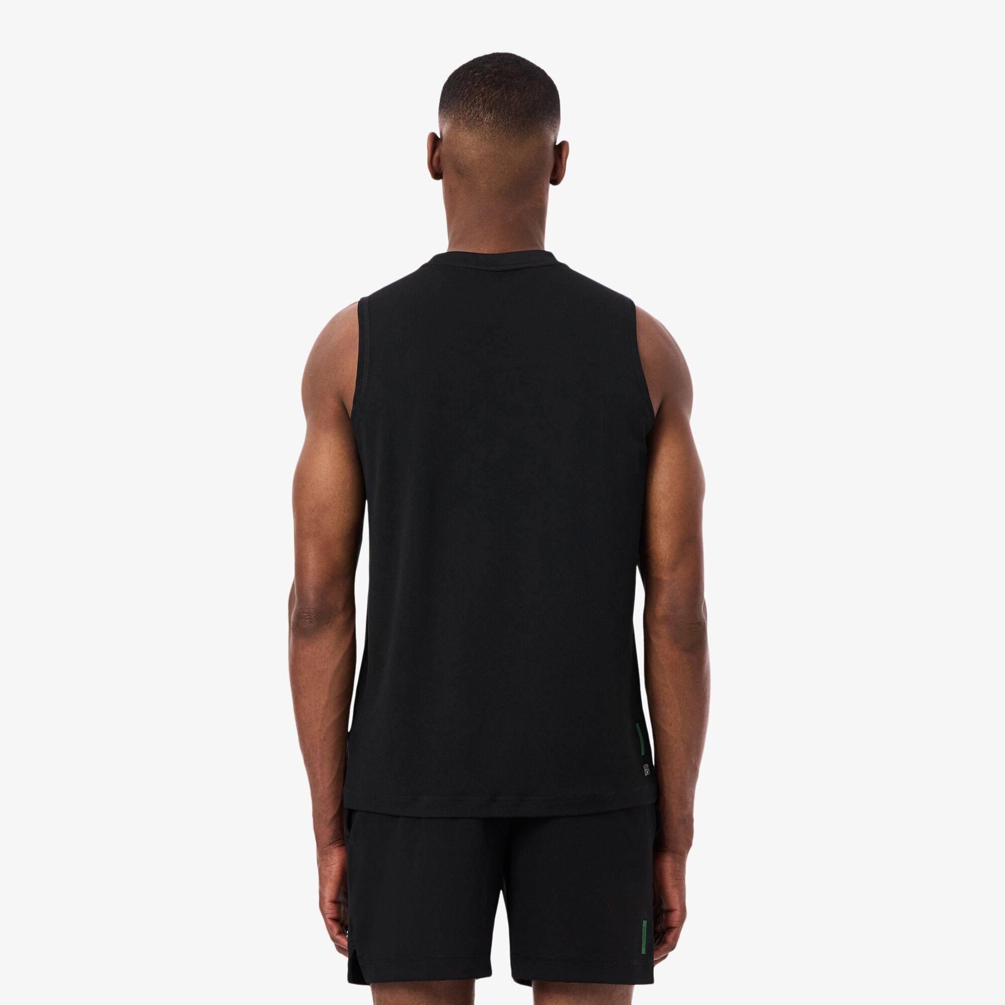 Black 031 - Lacoste - Mens Performance Vest - 3