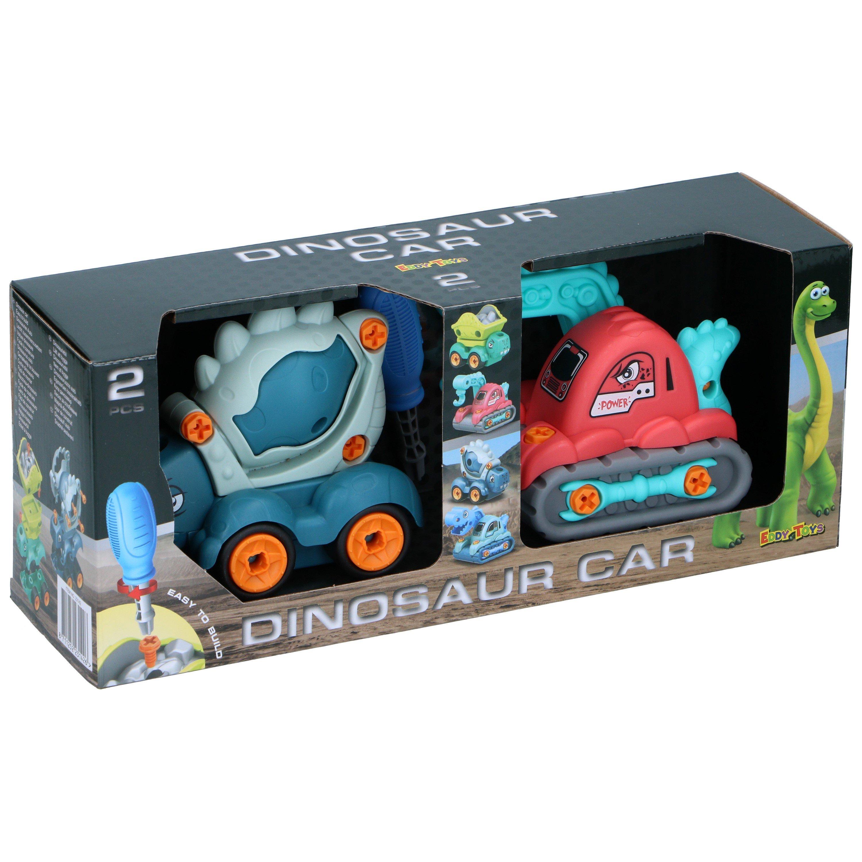 Multi - Eddy Toys - EddysToys Dino Toy Car 2 Pack - 3