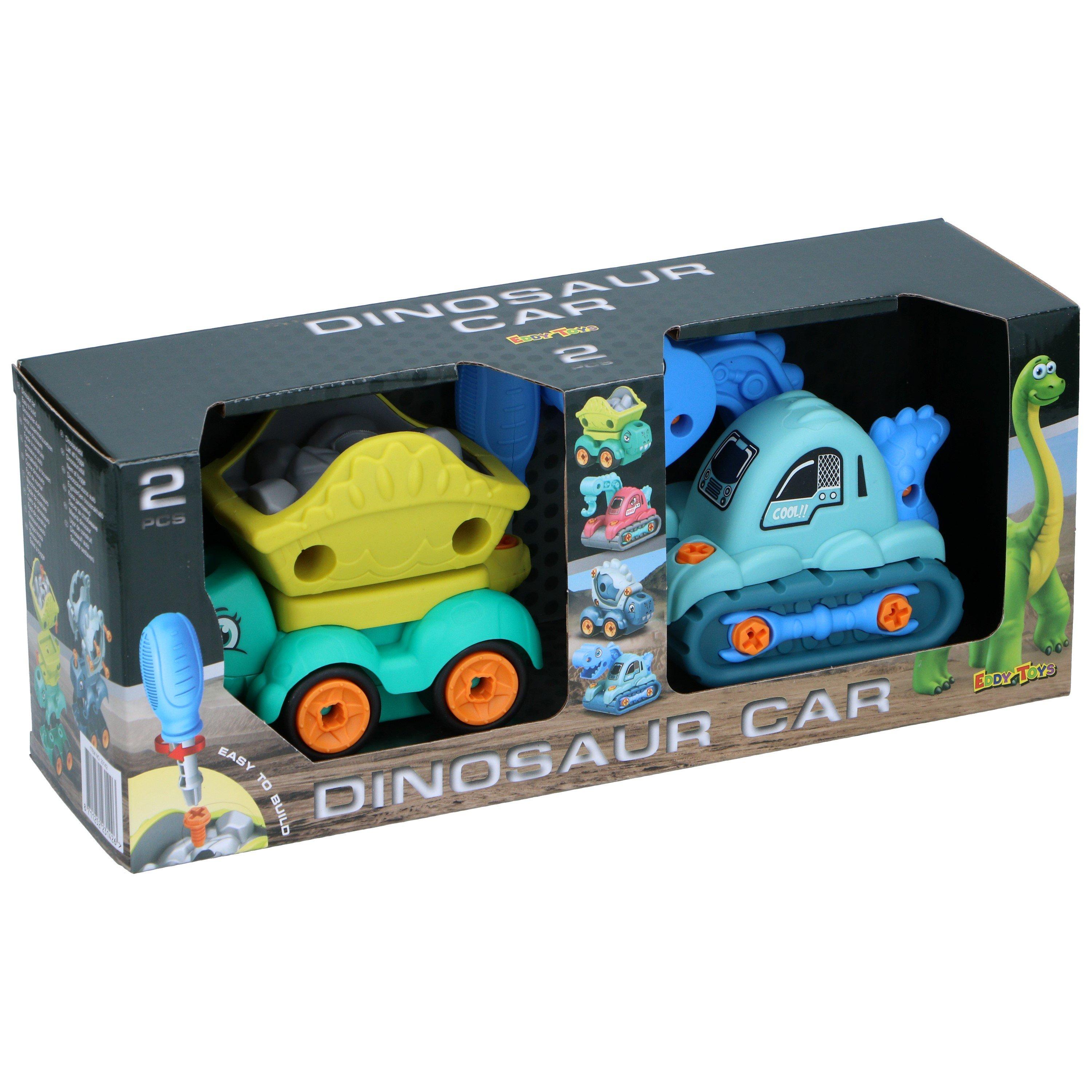 Multi - Eddy Toys - EddysToys Dino Toy Car 2 Pack - 4
