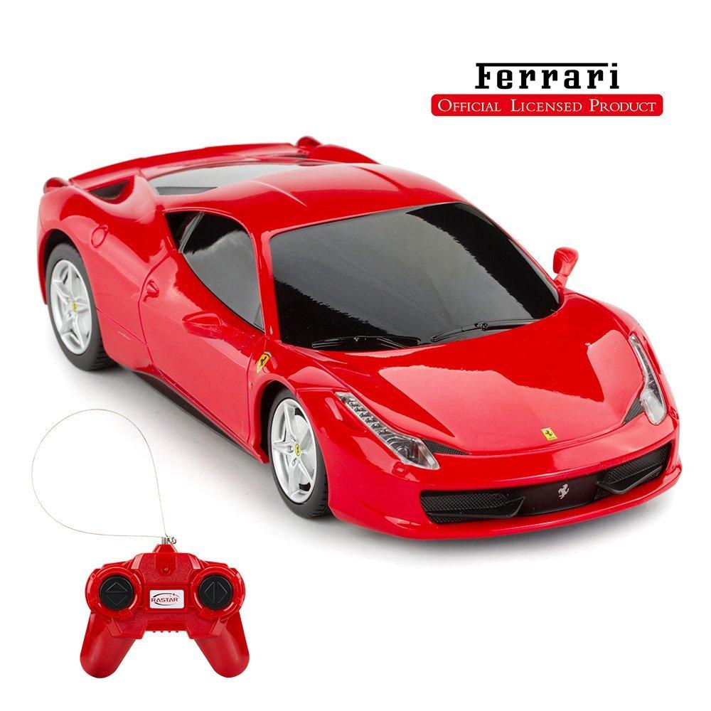 Rastar  Kids Team Remote Control Car 1:24 Scale - Ferrari 458