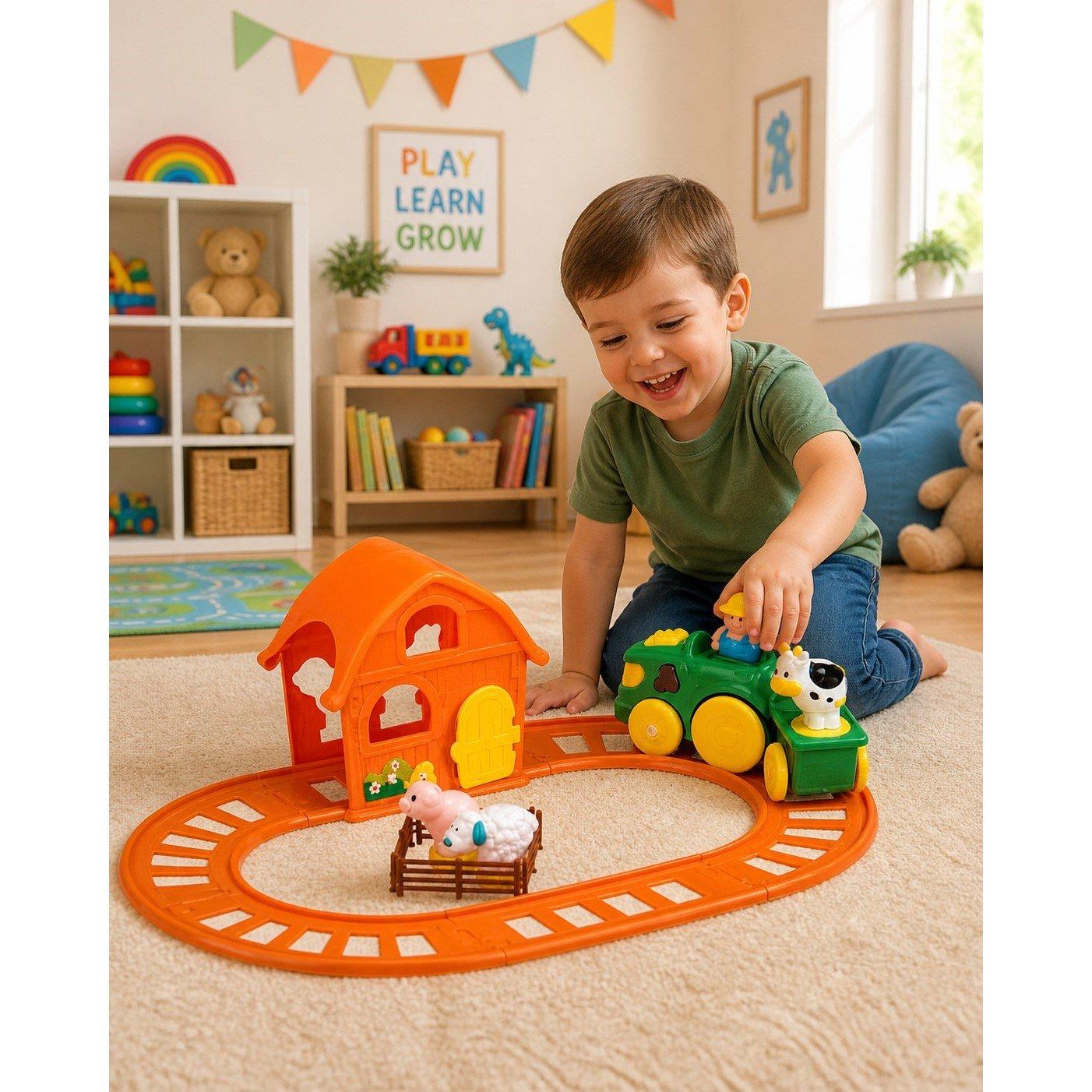 Farm - Eddy Toys - Musical Farm Train Set - 3