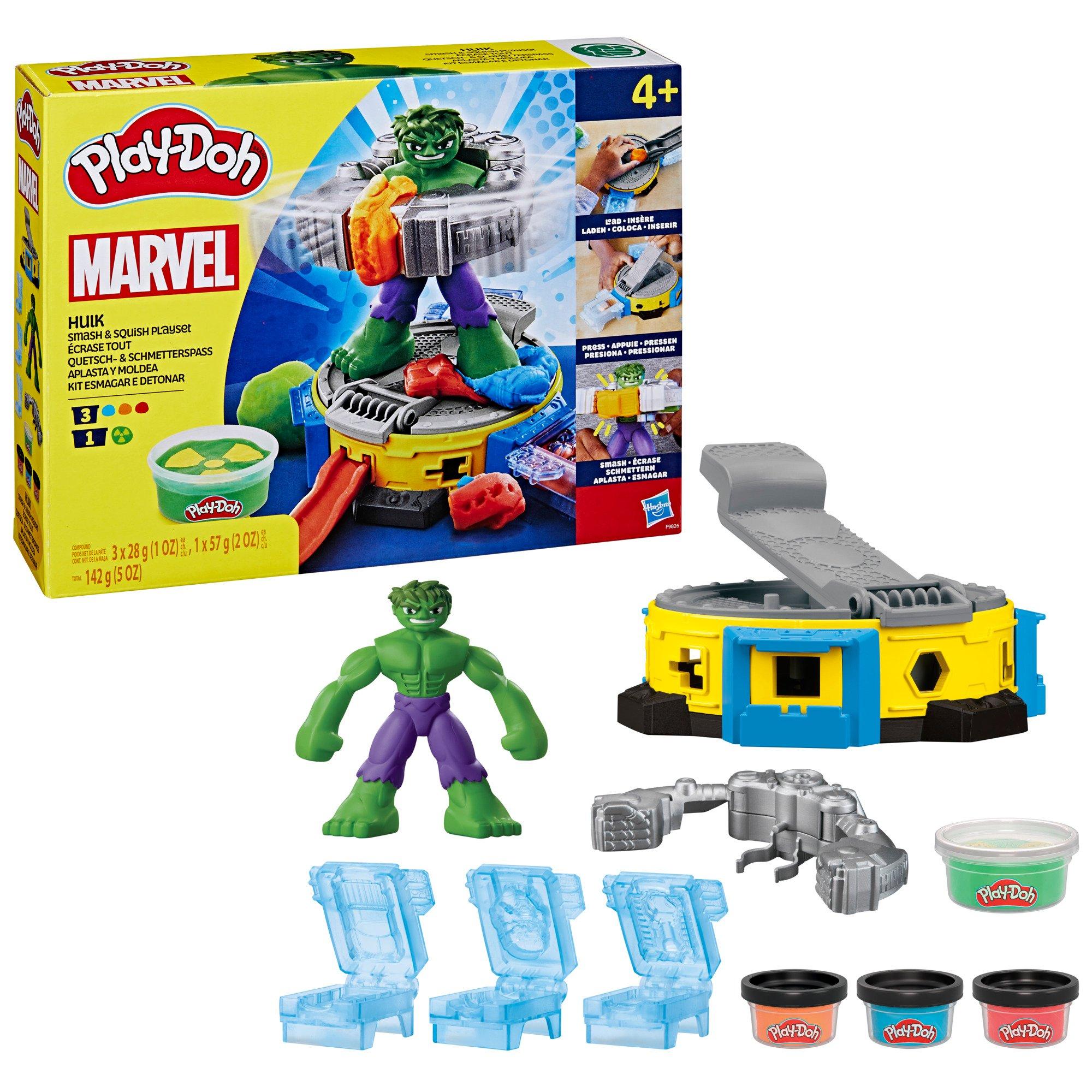 JUMBO SMASH - Play-Doh - Marvel Hulk Smash & Squish Playset - 2