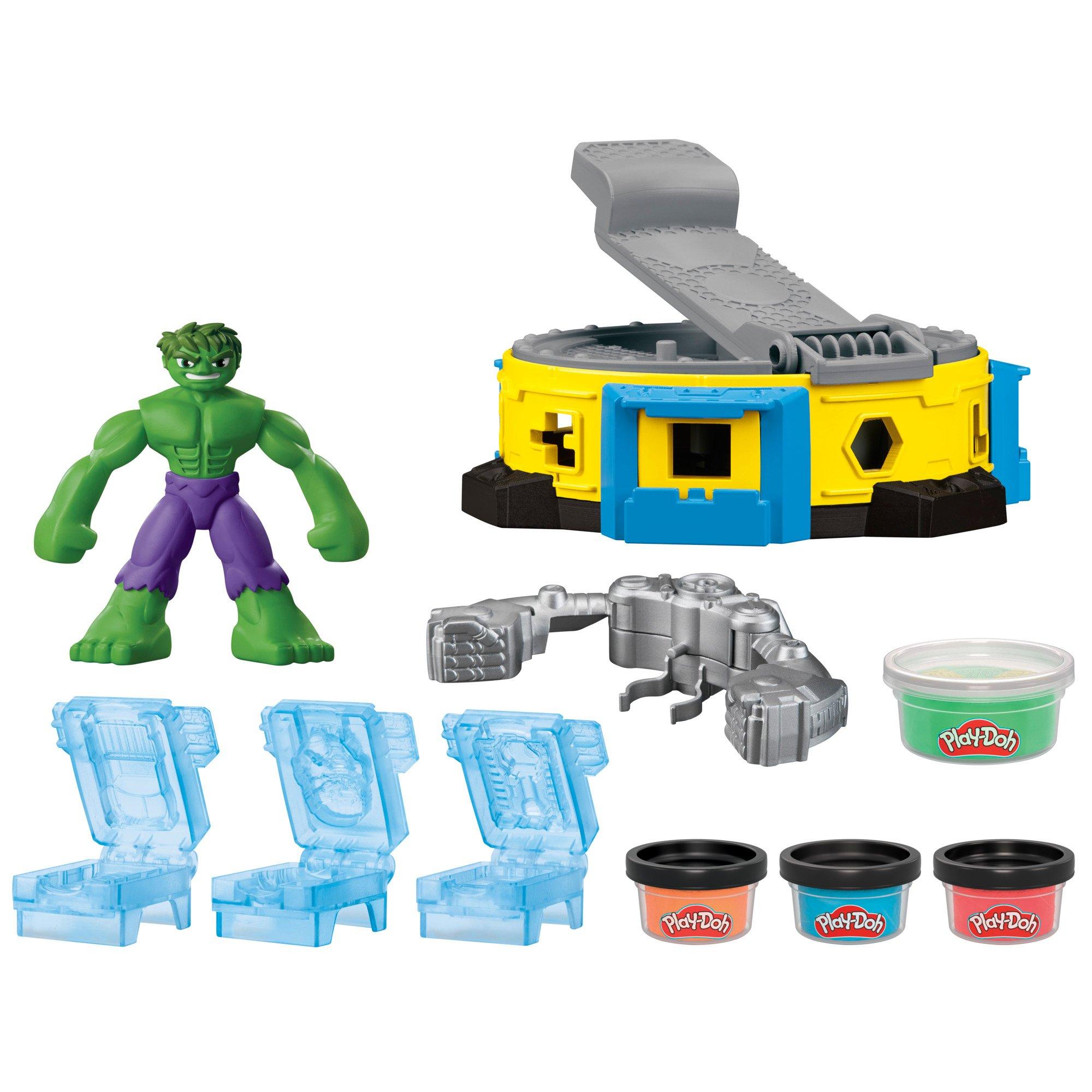 JUMBO SMASH - Play-Doh - Marvel Hulk Smash & Squish Playset - 3