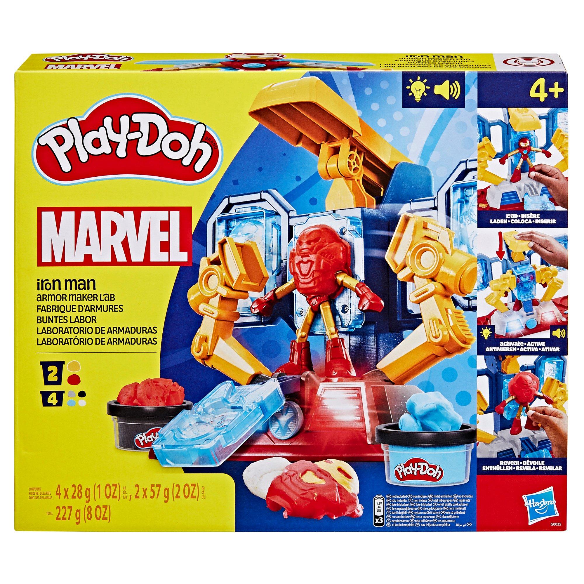 GAME Play Doh Marvel Iron Man Armour Maker Lab