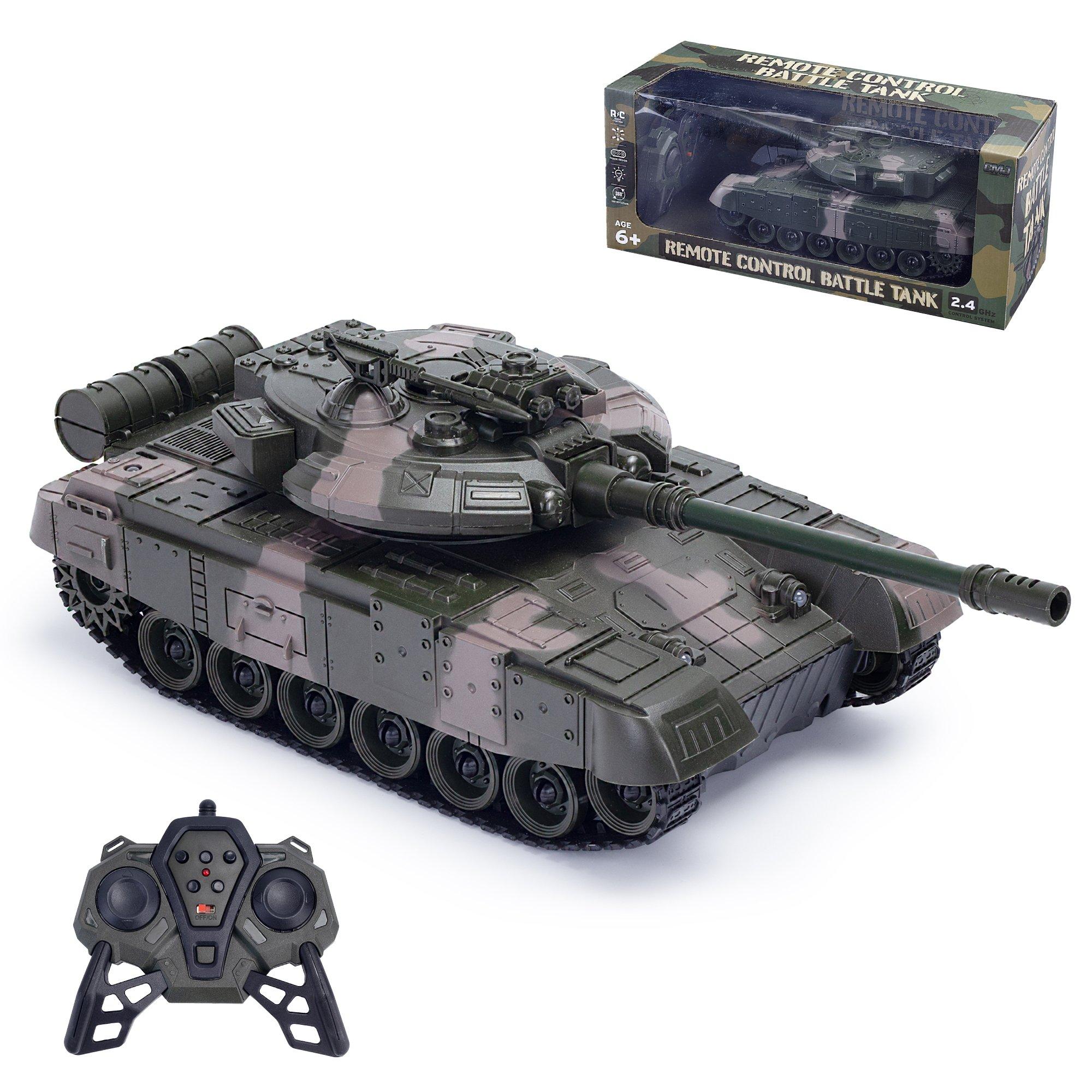 Green - CMJ RC Cars - Team CMJ RC Cars Remote Control Tank - 1
