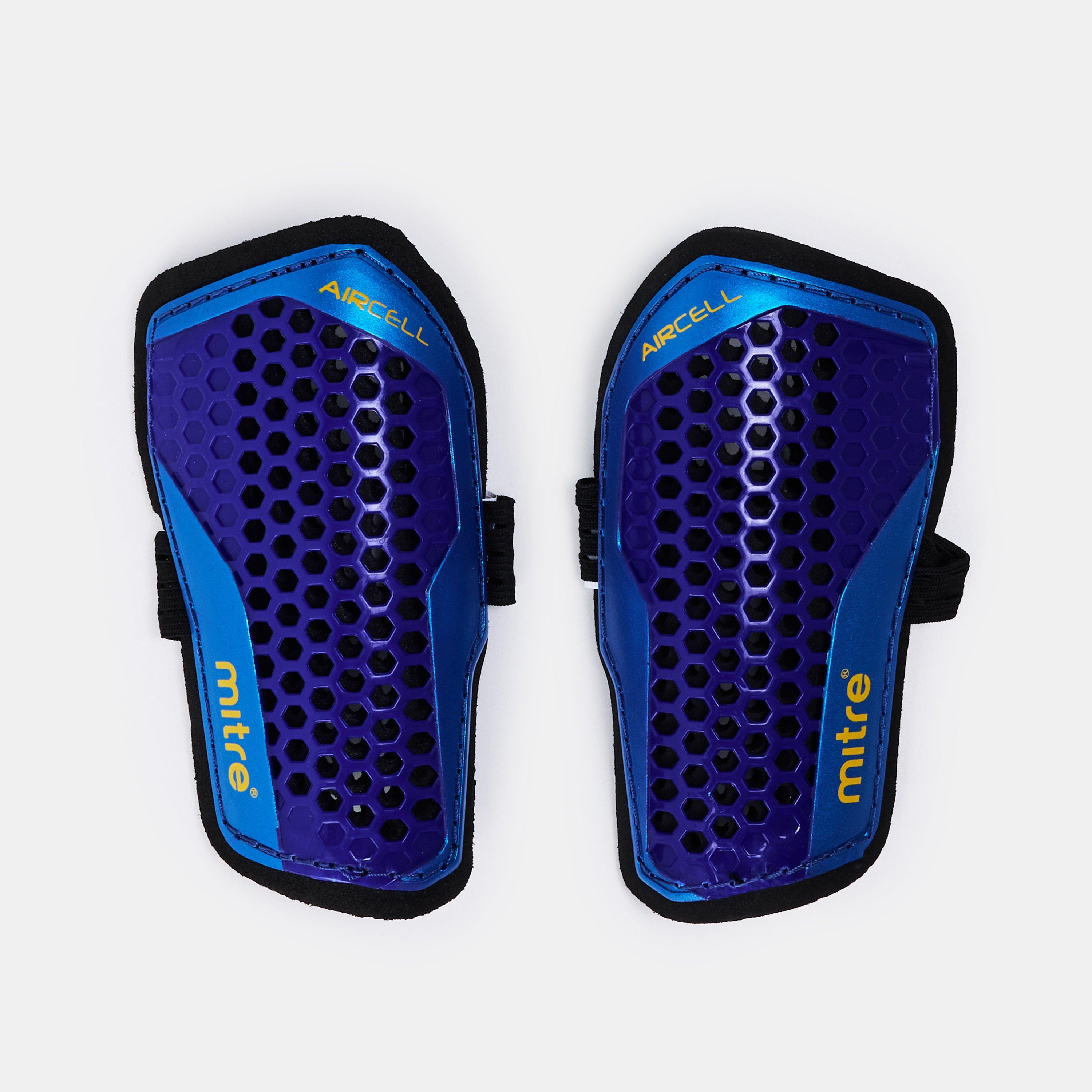 Mitre  Adults Aircel Carbon Football Ankle Guards - Black - Medium