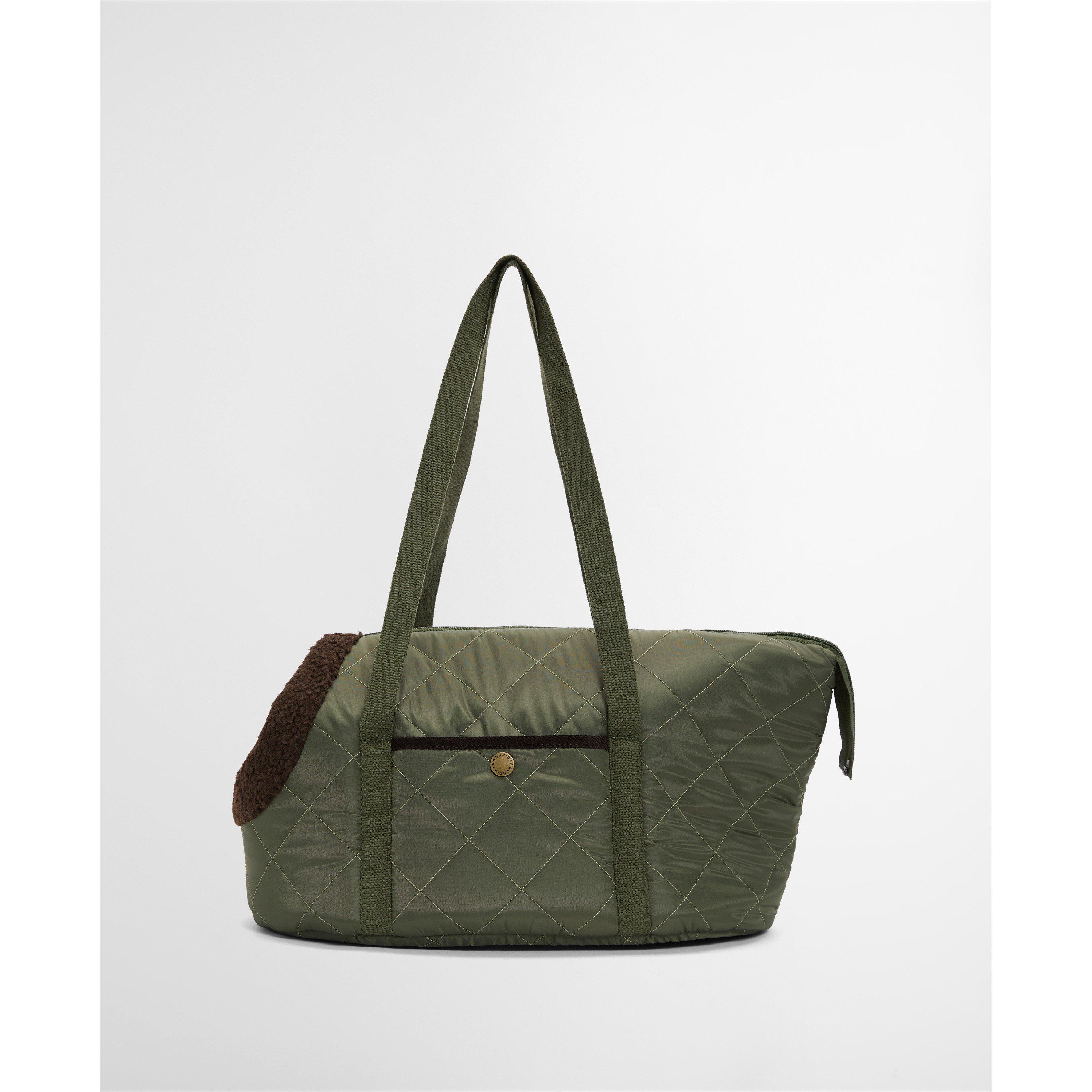 Olive - Barbour - Dog Small Quilted Carrier - 2