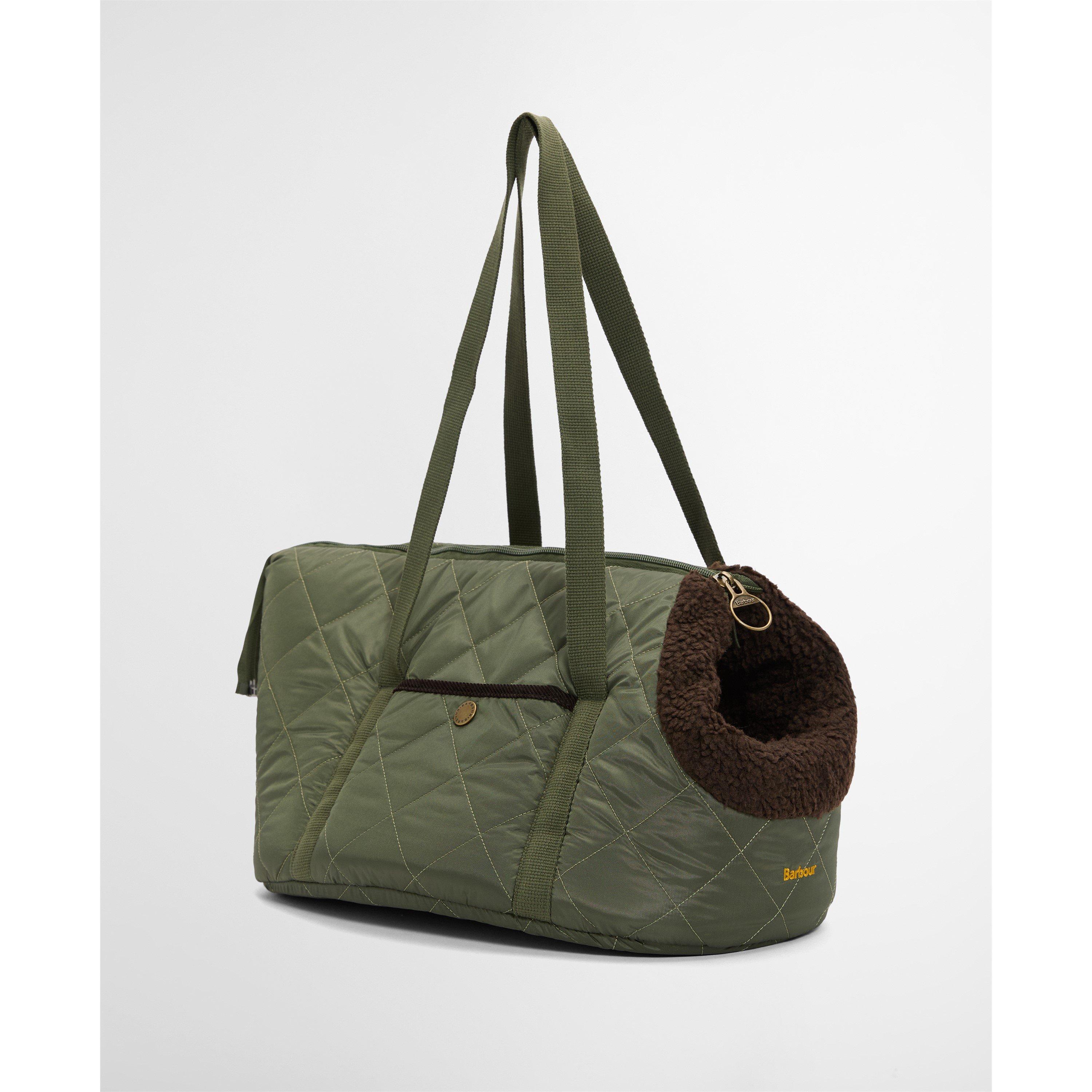 Olive - Barbour - Dog Small Quilted Carrier - 3