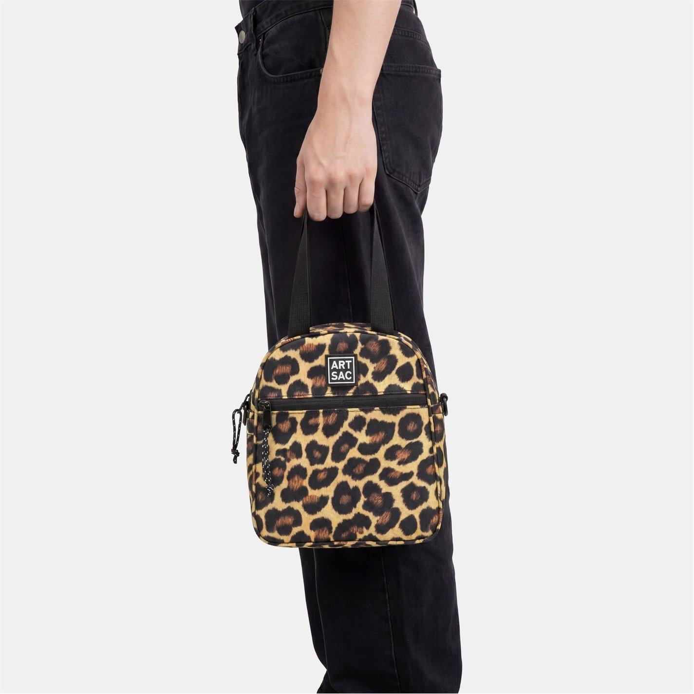 Leopard - Artsac - Artsac Crossbody Lunch Box - 2