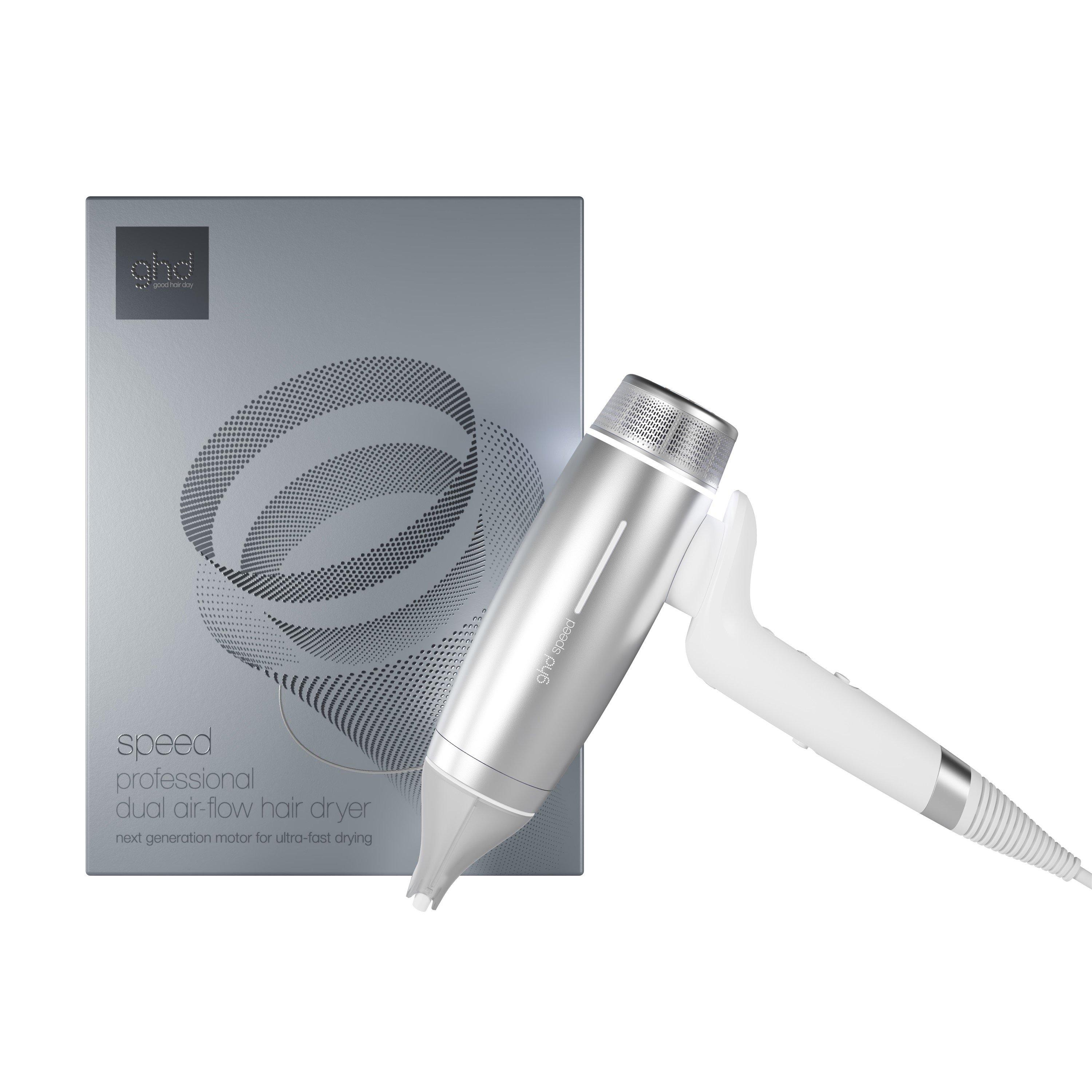 Silver - GHD - ghd Speed Hair Dryer - In Silver White - 1