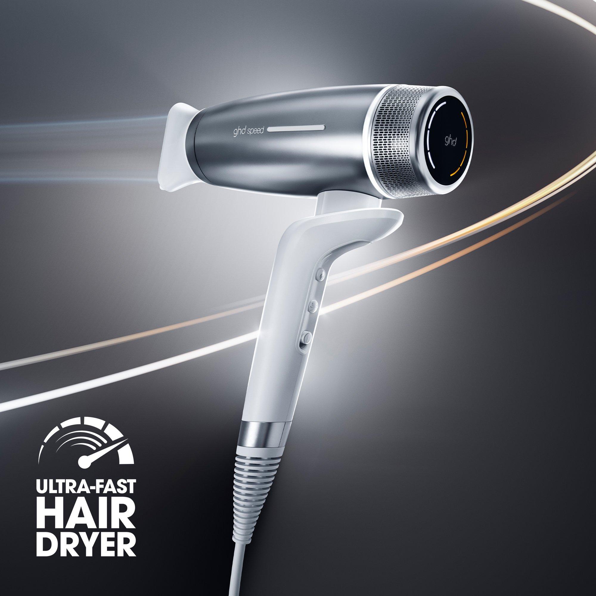 GHD ghd Speed Hair Dryer - In Silver White | Flannels