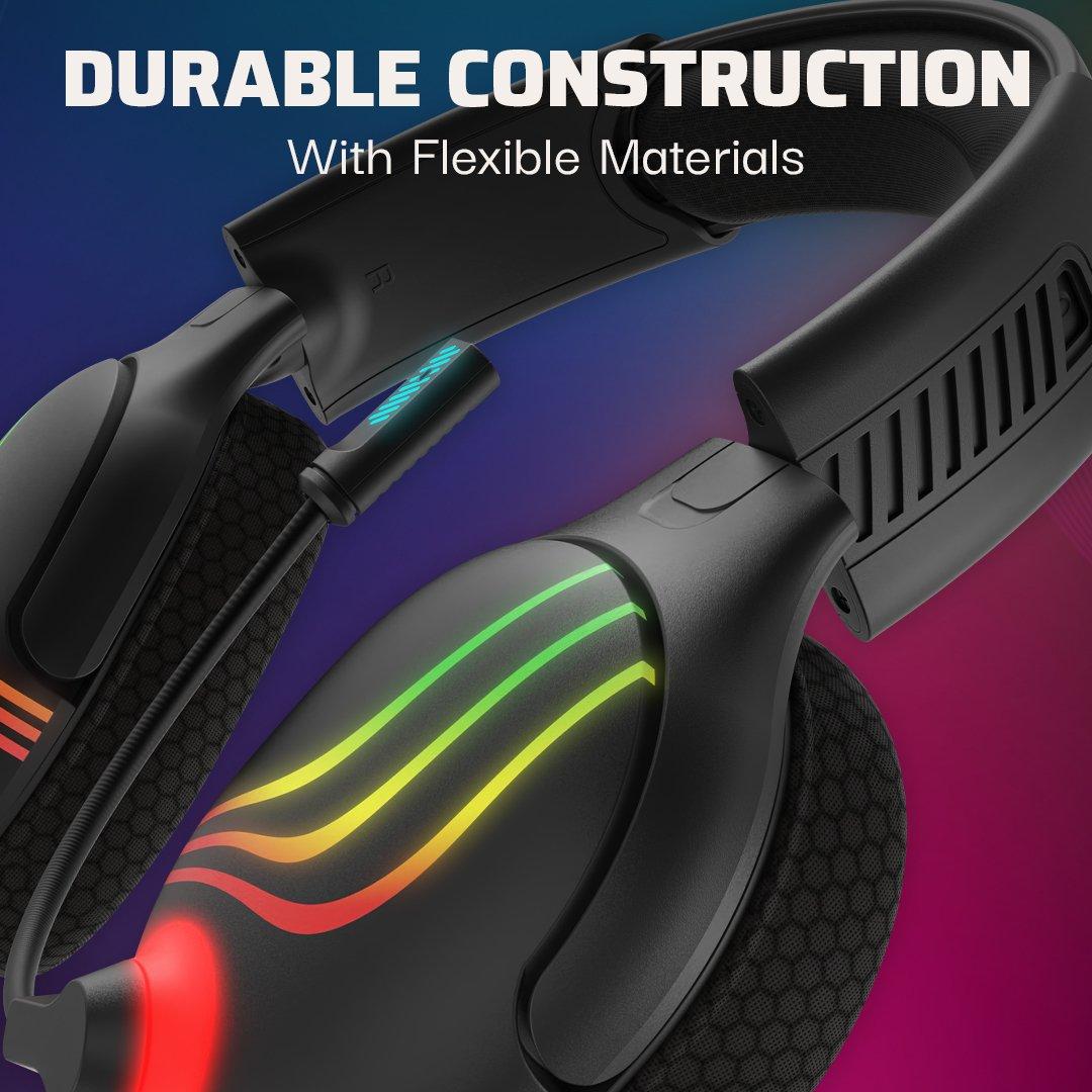 Black - PDP - Afterglow™ Wave Wireless Headset: Black - 9