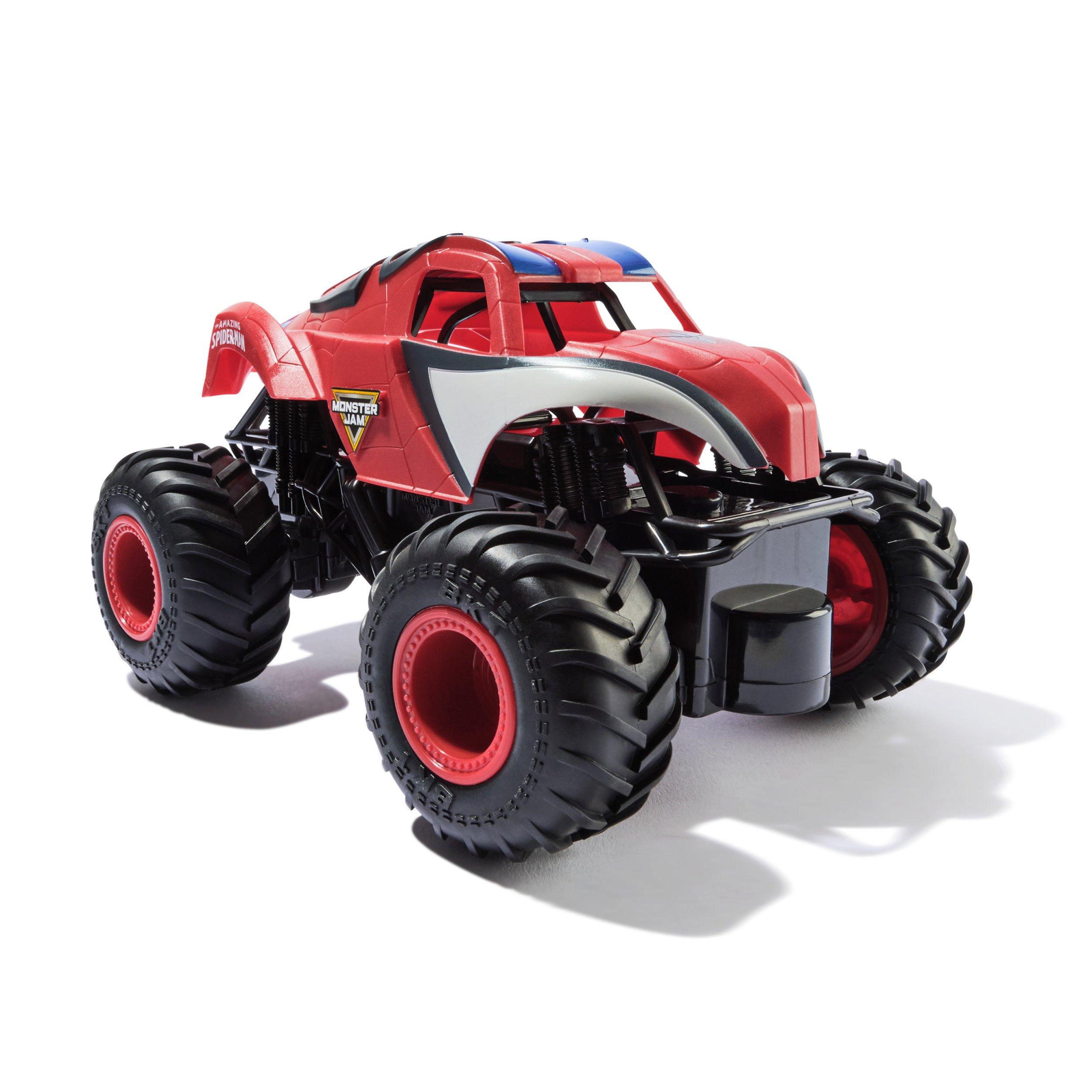Multi - Monster Jam - Jam 1:24 The Amazing Spider-Man RC Truck - 6