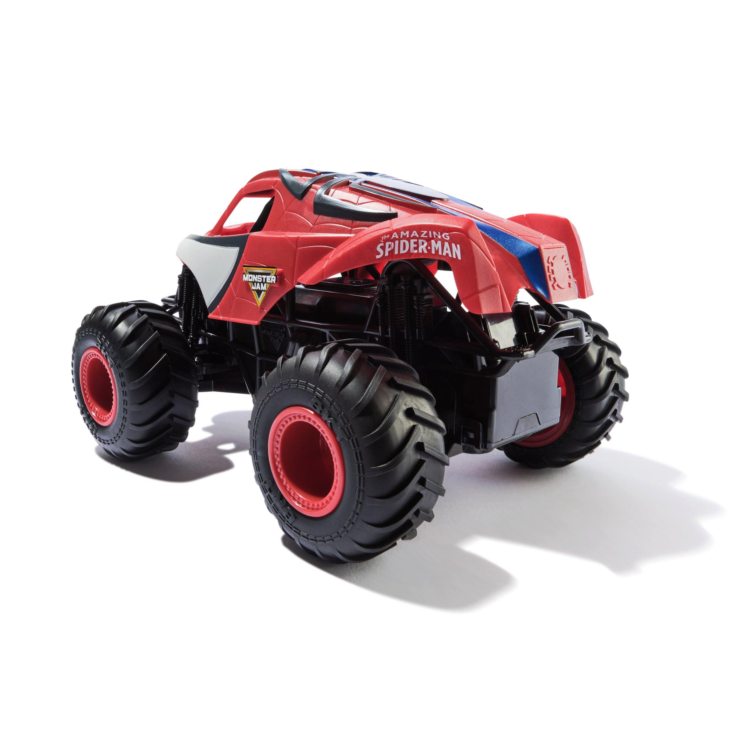 Multi - Monster Jam - Jam 1:24 The Amazing Spider-Man RC Truck - 8