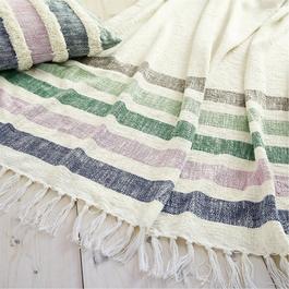 Joules Beekeepers Cottage Stripe Throw