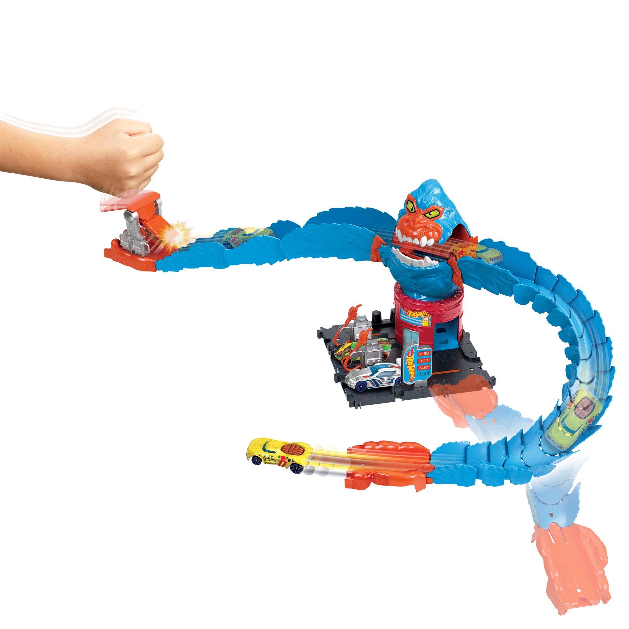 Multiple - Hot Wheels - Wheels City Wreck & Ride Gorilla Attack Playset - 4