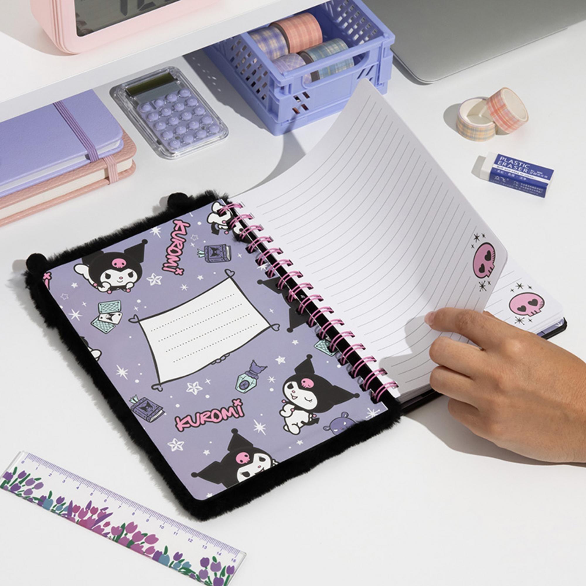 Multi - Hello Kitty - Hello Kitty: Kuromi Fluffy Notebook - 4
